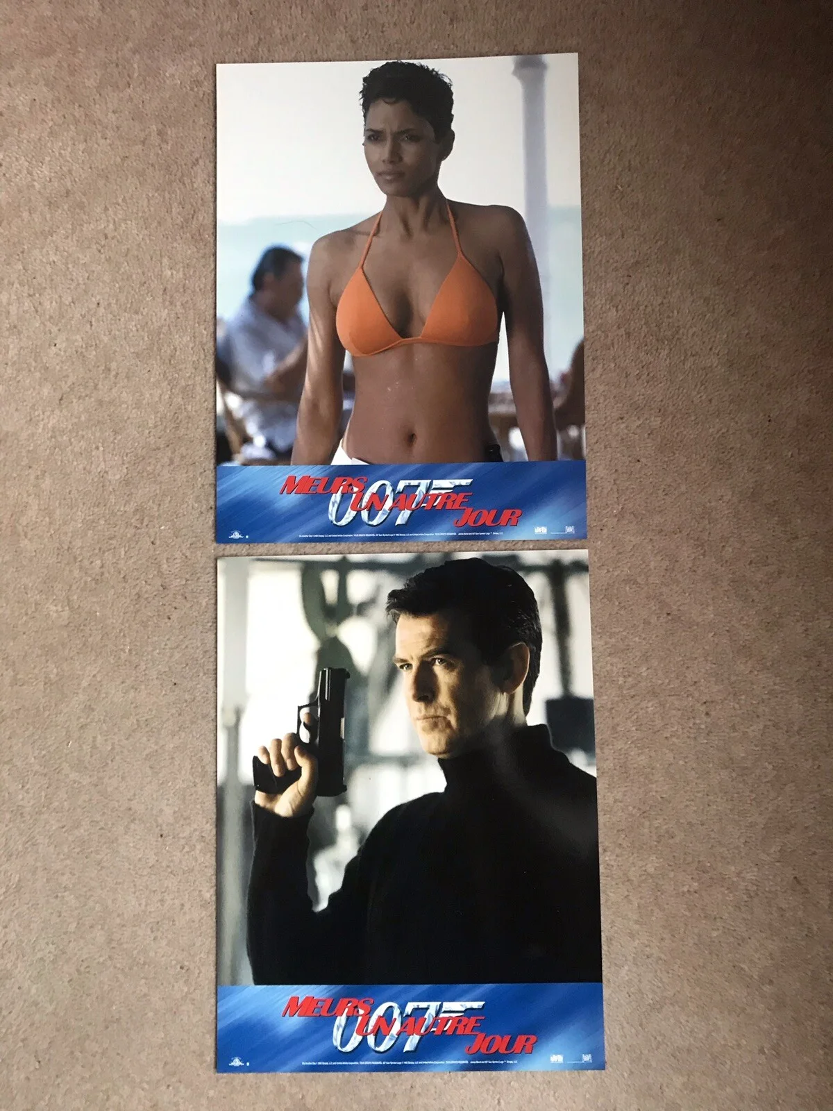 12 James Bond Die Another Day French Lobby Cards In Envelope, image 5