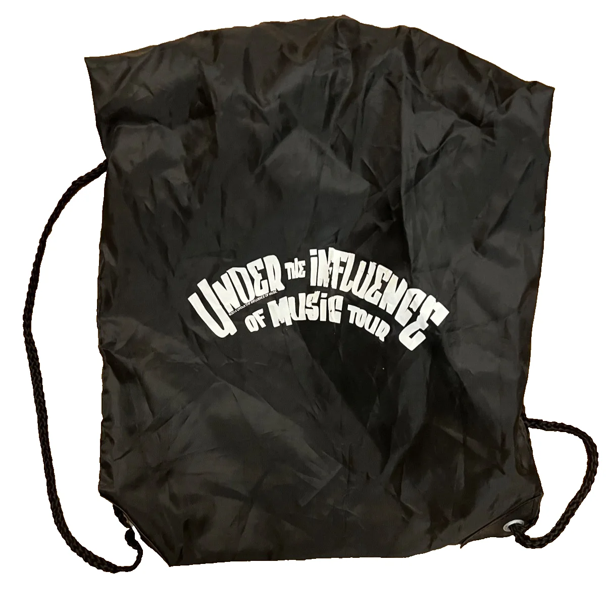 2014 Under The Influence Of Music Tour Drawstring Bag Wiz Khalifa Young Jeezy, image 2