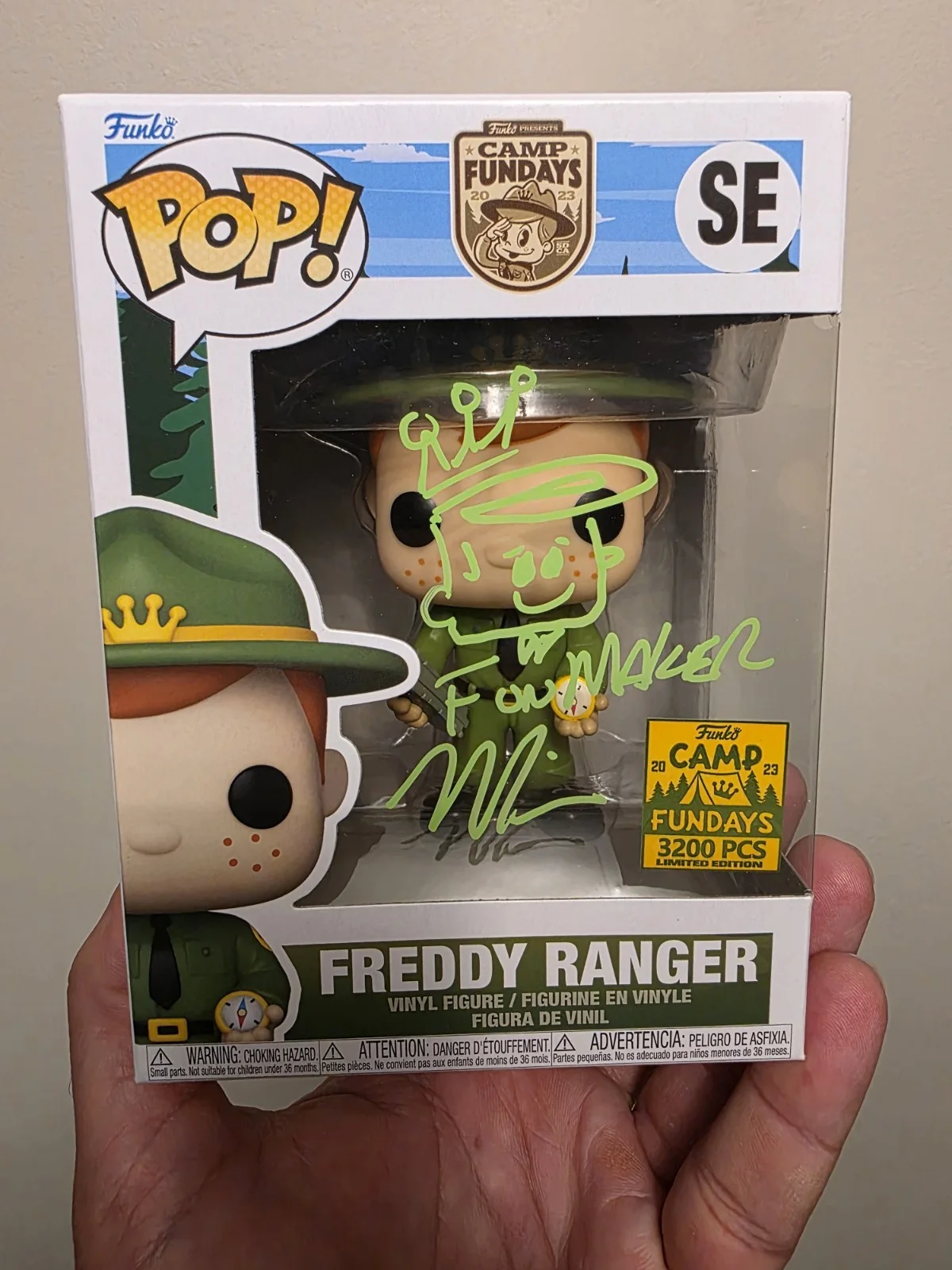 Mike Becker — Pop! Funko Freddy Ranger Fundays LE Autographed By Mike Becker - Fun Maker - CEO, изображение 2