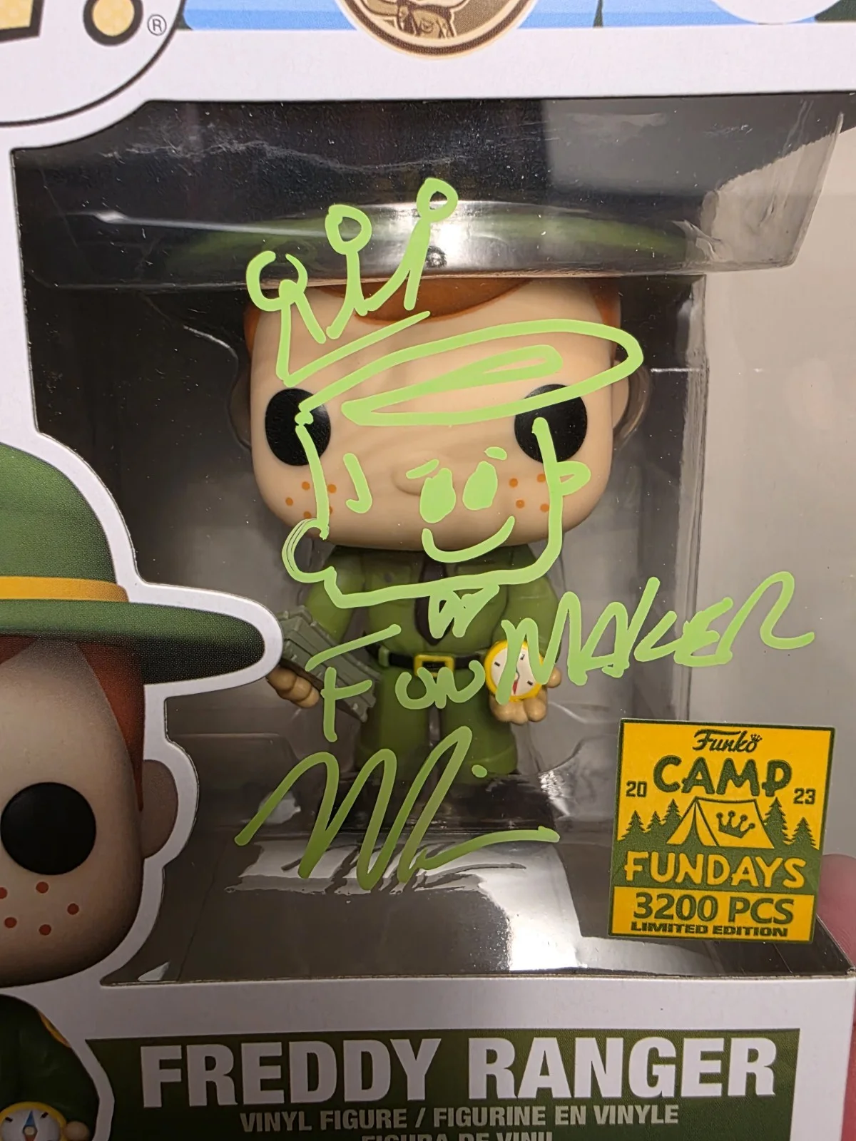 Mike Becker — Pop! Funko Freddy Ranger Fundays LE Autographed By Mike Becker - Fun Maker - CEO, изображение 3