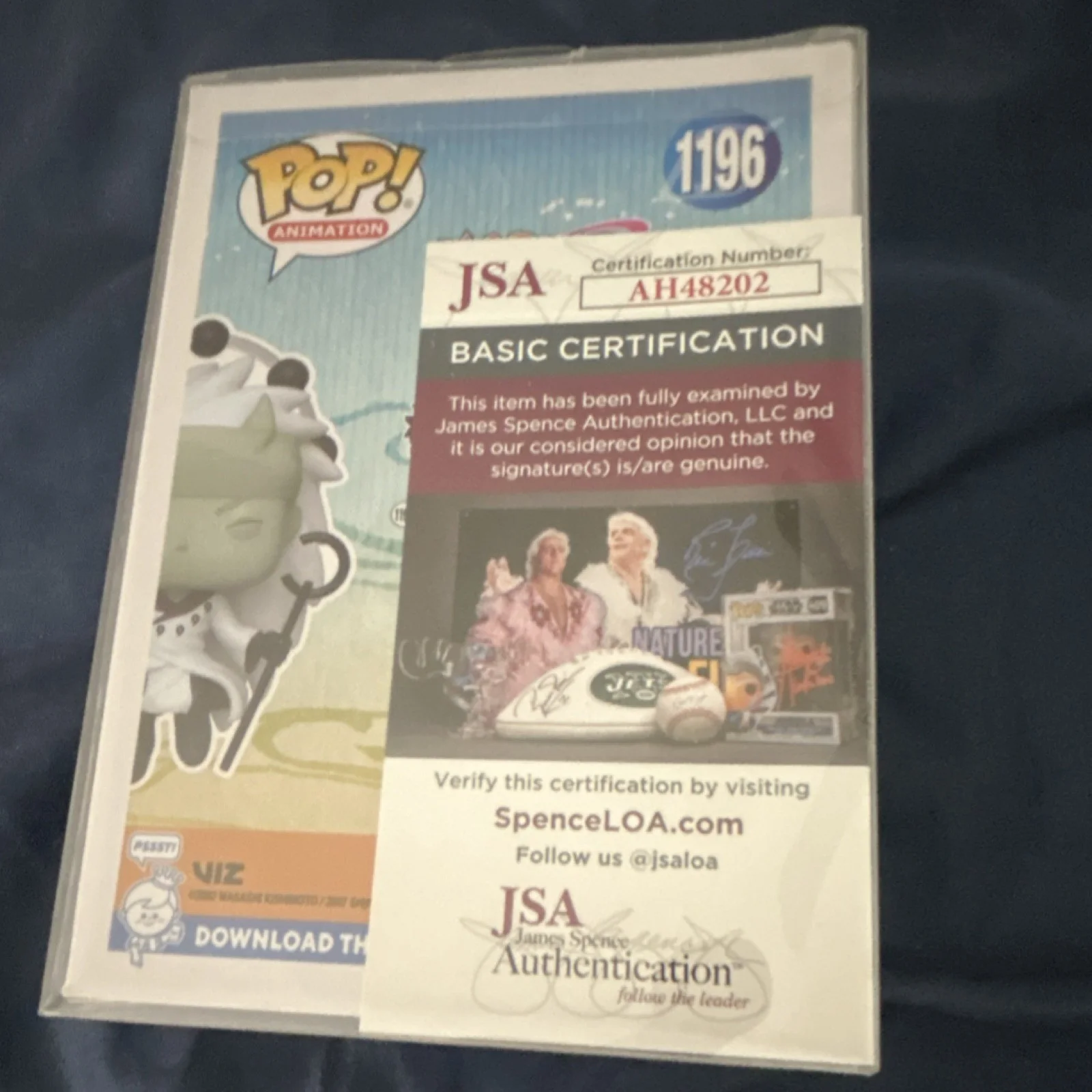 Neil Kaplan — Funko Pop! Madara Uchiha Signed by Neil Kaplan JSA Authenticated, image 2