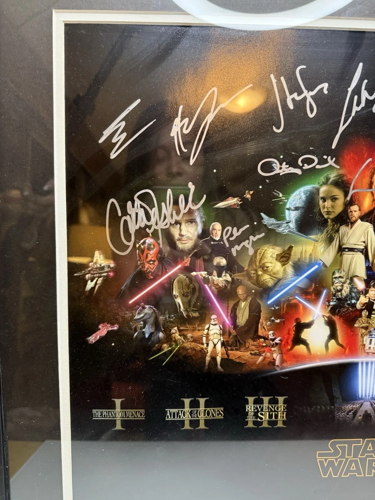 Star Wars Multi-Signed Original Photo Episodes I-VI Autographed Cast Members, изображение 3