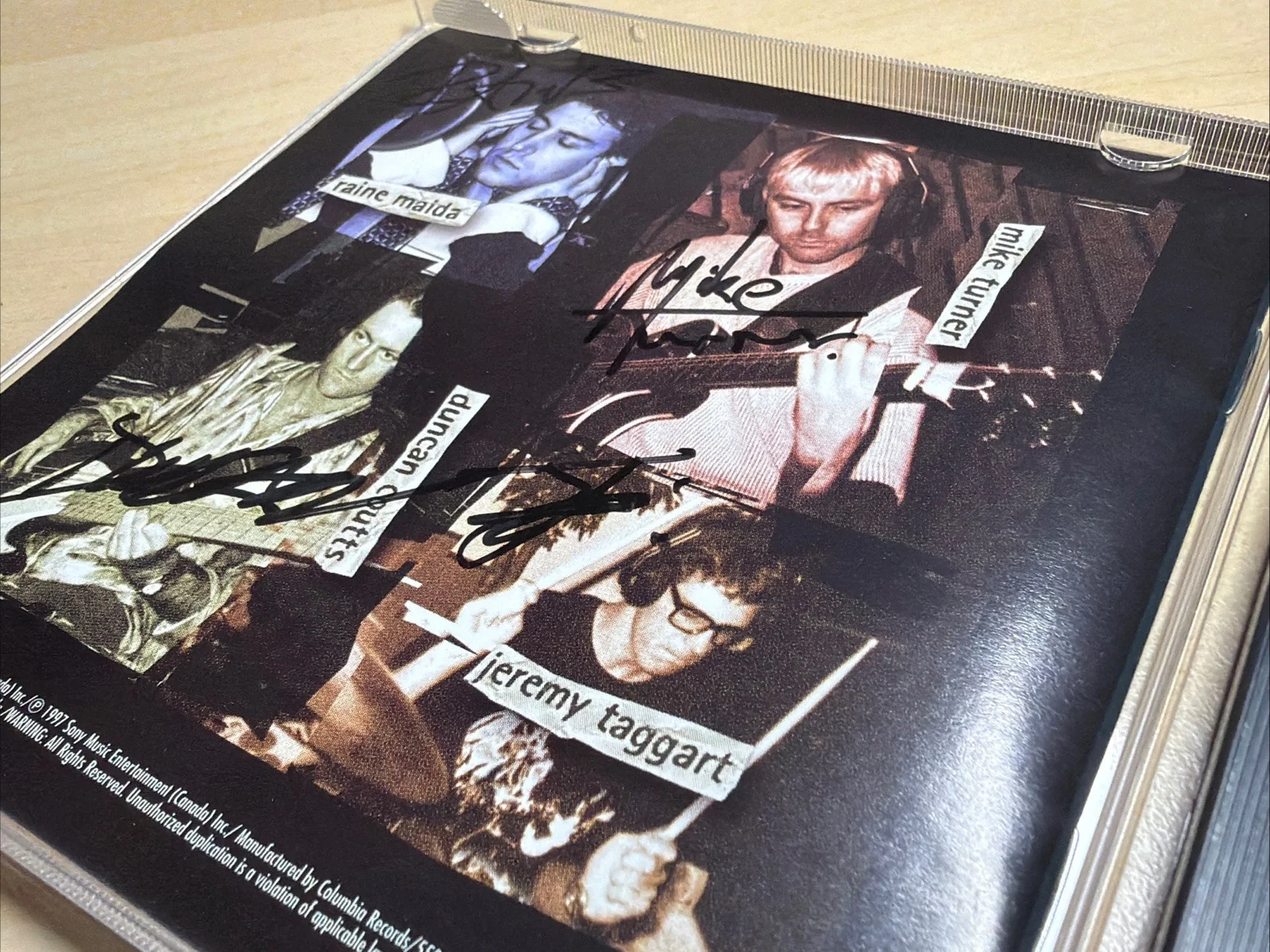 Our Lady Peace Clumsy Band Signed Autographed Promo CD + Spare 1997 MINT DISCS, изображение 5
