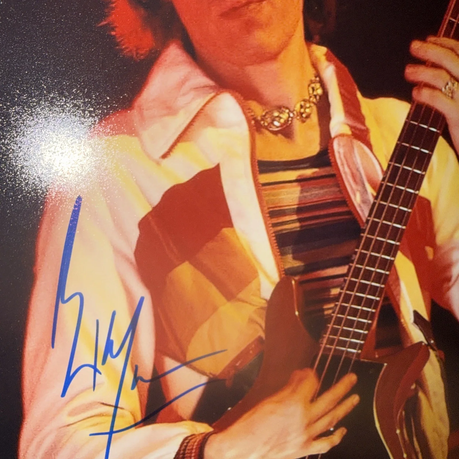 AMAZING IBILLY BILL WYMAN ROLLING STONES Signed Autographed 8 x 10 COA, изображение 2