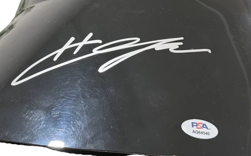 Hayden Christensen — Hayden Christensen Signed Darth Vader Star Wars Black Series Helmet PSA/DNA AUTO, image 2