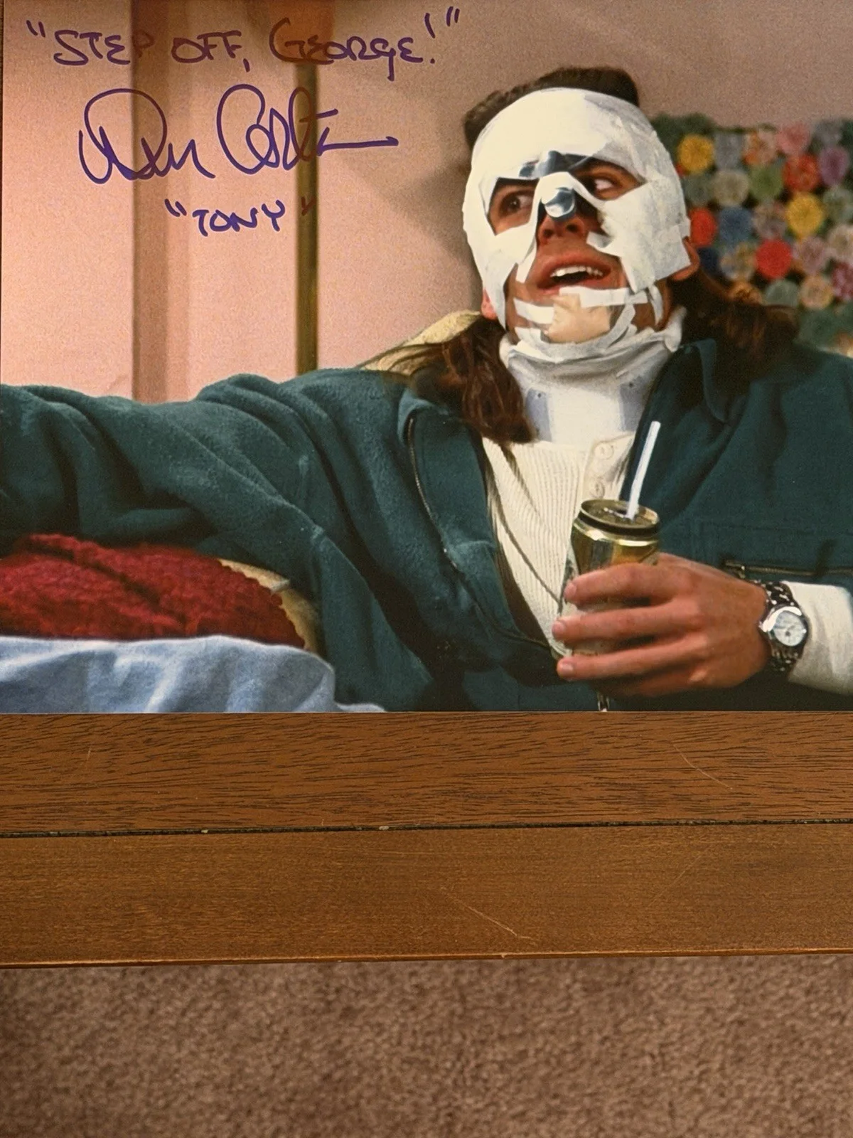 Dan Cortese "Tony" Signed Seinfeld 8x10 Photo! Step Off George! Quote From Show, image 3