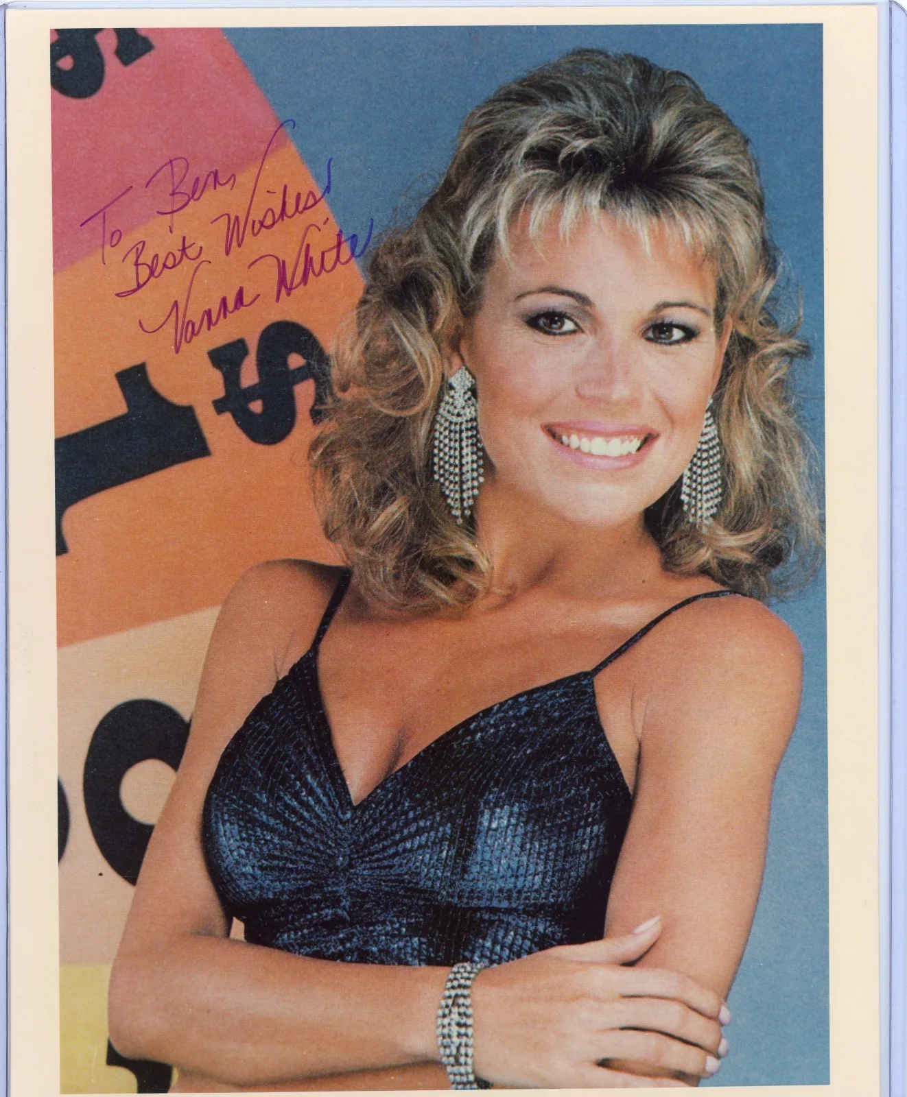 Vanna White — Vanna White Signed Autographed Vintage 8x10 Photo