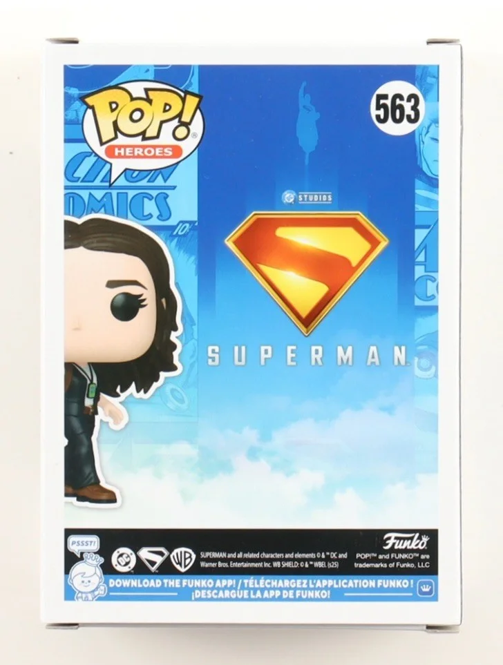 Rachel Brosnahan Signed Lois Lane Funko Pop #563 JSA Auto Yellow, image 3