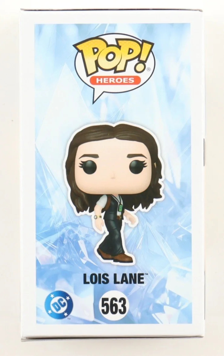 Rachel Brosnahan Signed Lois Lane Funko Pop #563 JSA Auto Yellow, image 4
