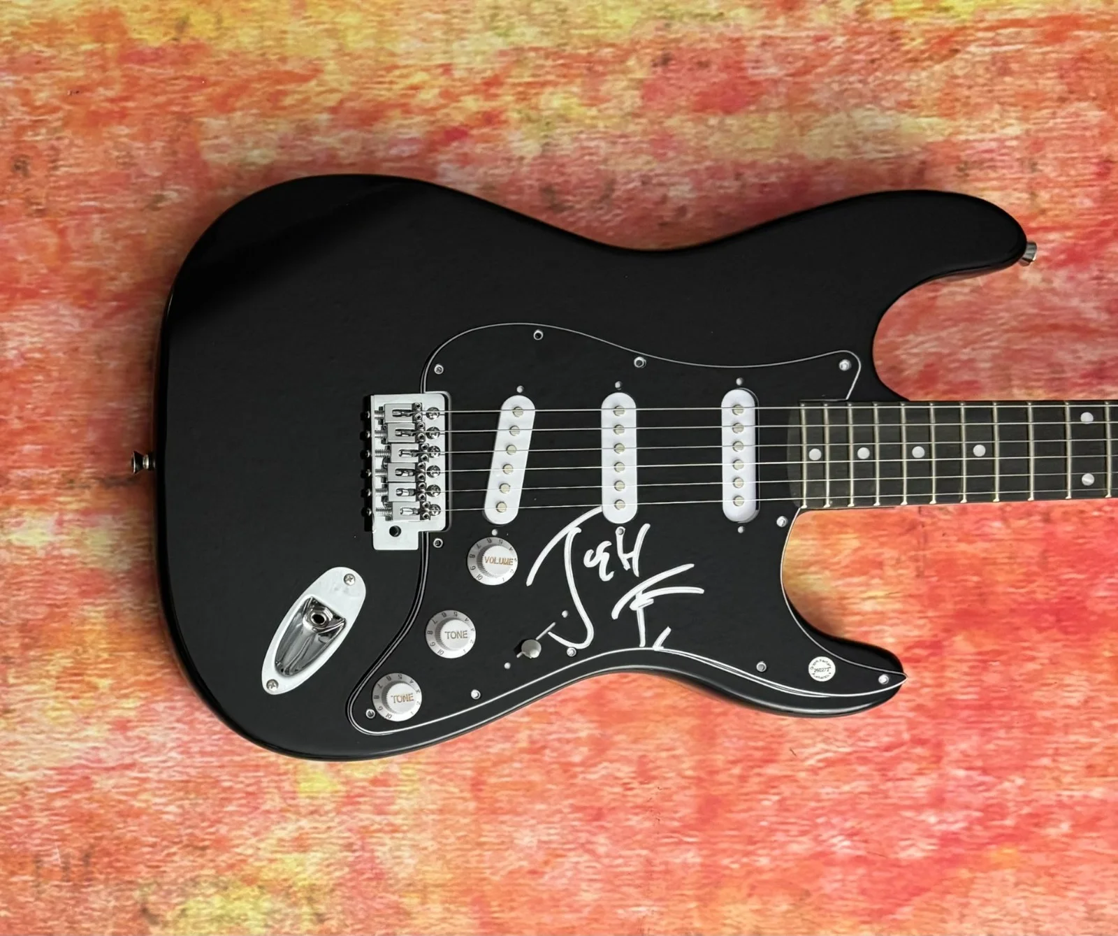 GFA Nine Inch Nails Drummer * JOSH FREESE * Signed Electric Guitar PROOF COA, изображение 2