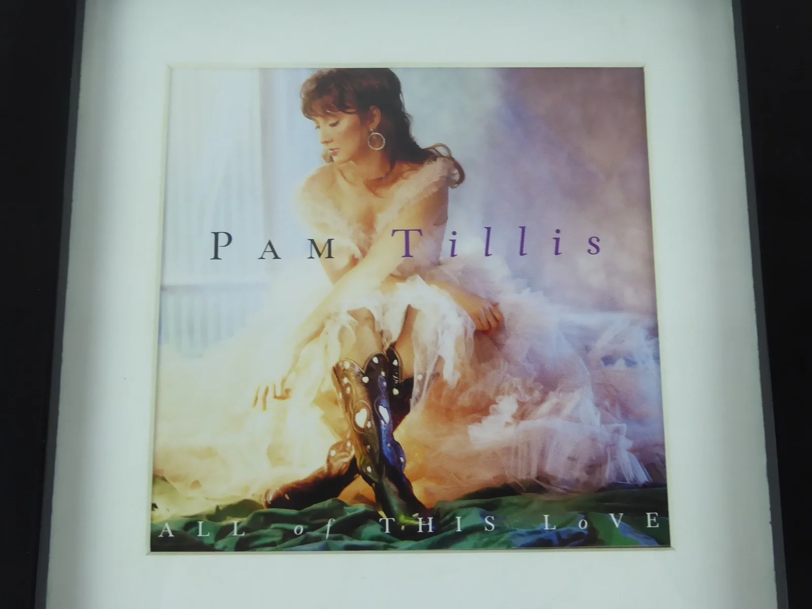 Pam Tillis Signed Autographed All Of This Love Framed Display Matted CD W/Cover, image 3