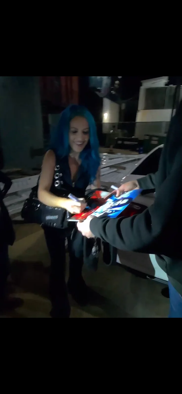 PSA Arch Enemy Band Star * ALISSA WHITE-GLUZ * Signed Electric Pickguard COA, изображение 2