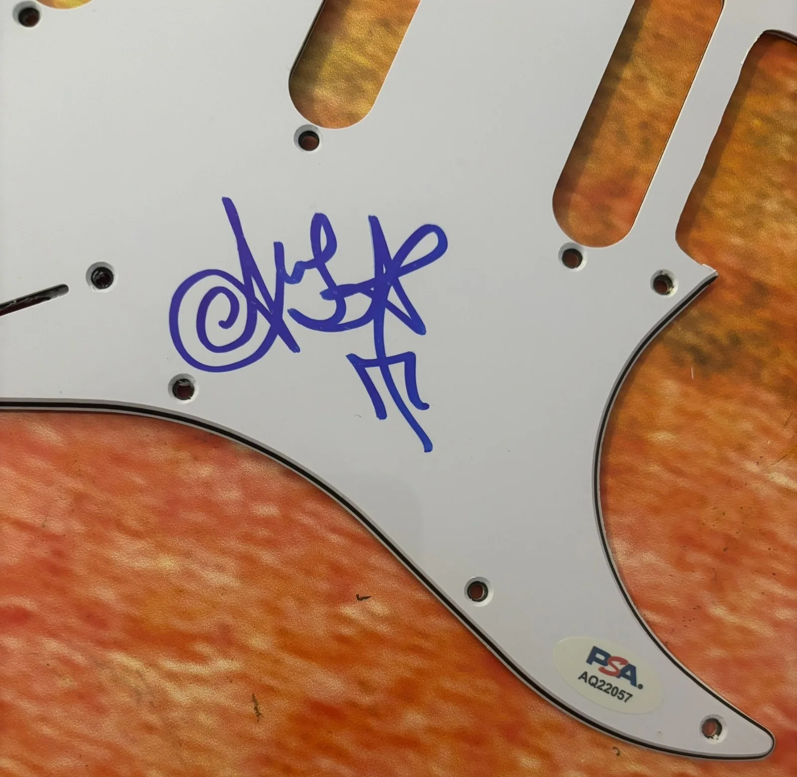 PSA Arch Enemy Band Star * ALISSA WHITE-GLUZ * Signed Electric Pickguard COA, изображение 3