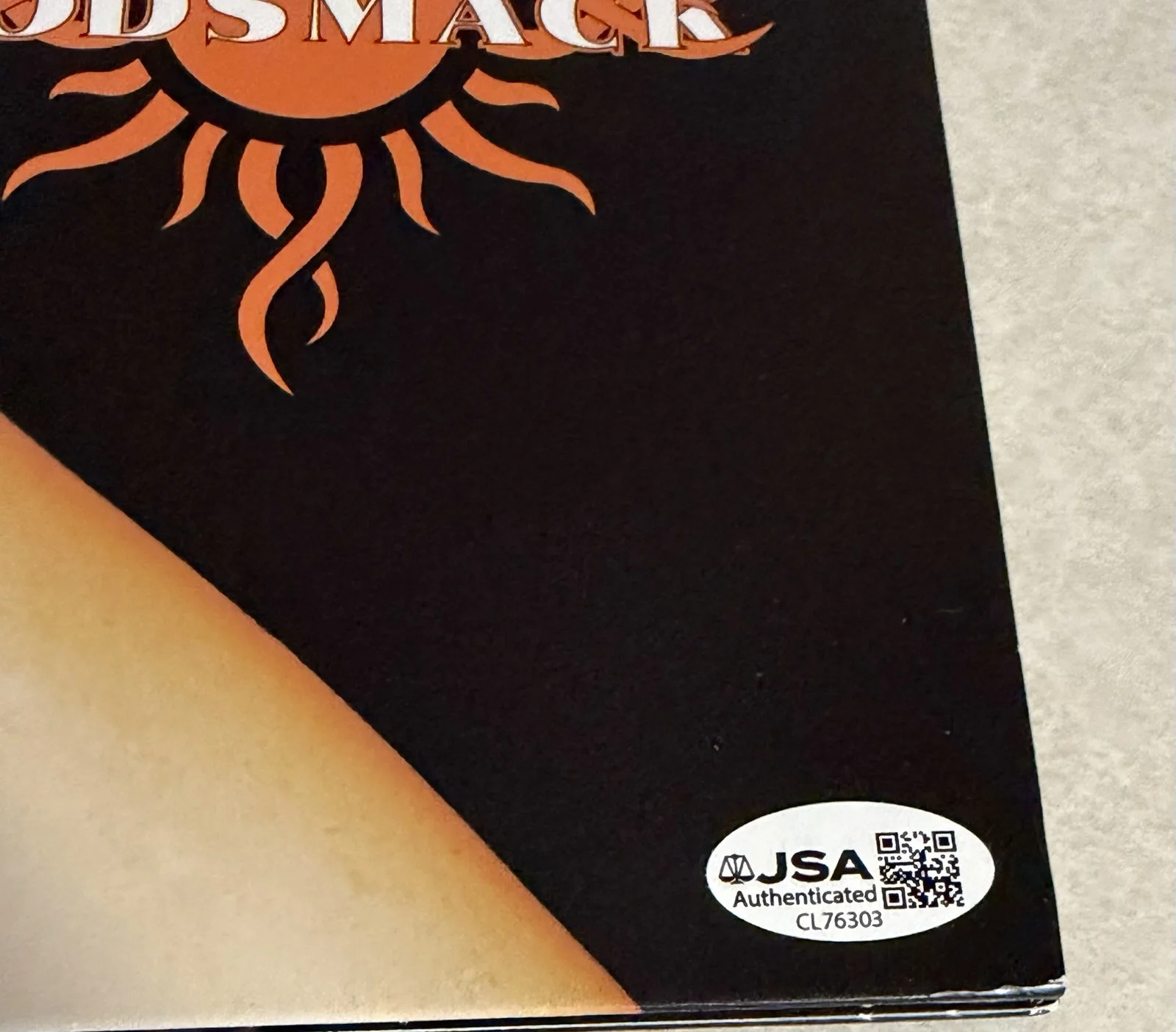 SULLY ERNA GODSMACK Signed Self Titled VINYL JSA CL76303 AUTHENTICATION voodoo￼, image 2