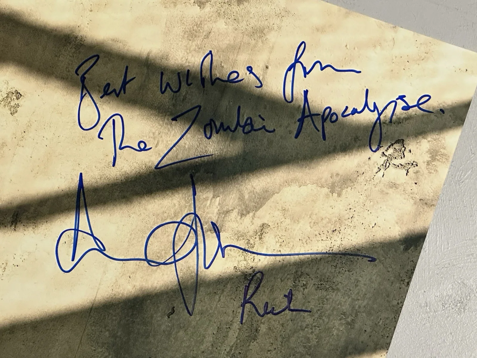 Andrew Lincoln — Andrew Lincoln Rick Grimes The Walking Dead Signed 16x20 Photo w/ Quote JSA COA, изображение 2