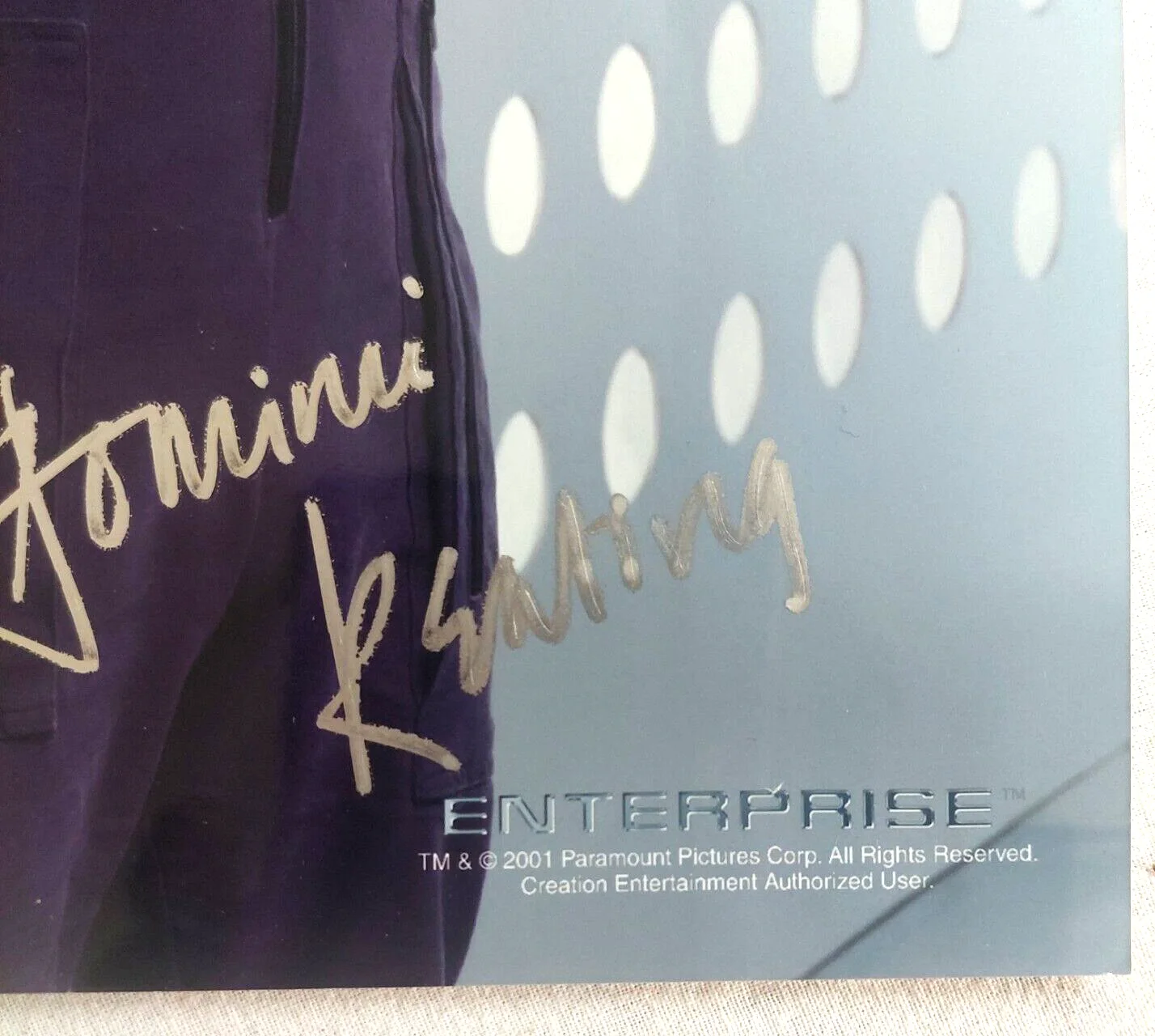 Dominic Keating — Dominic Keating Signed 8x10 Photo Star Trek Enterprise Malcolm Reed Autograph, изображение 2