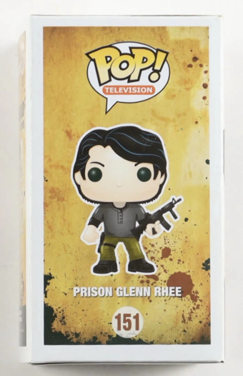 Steven Yeun — Steven Morgan Signed "Walking Dead" #151 Prison Glenn Funko Pop! Vinyl (Beckett), изображение 4