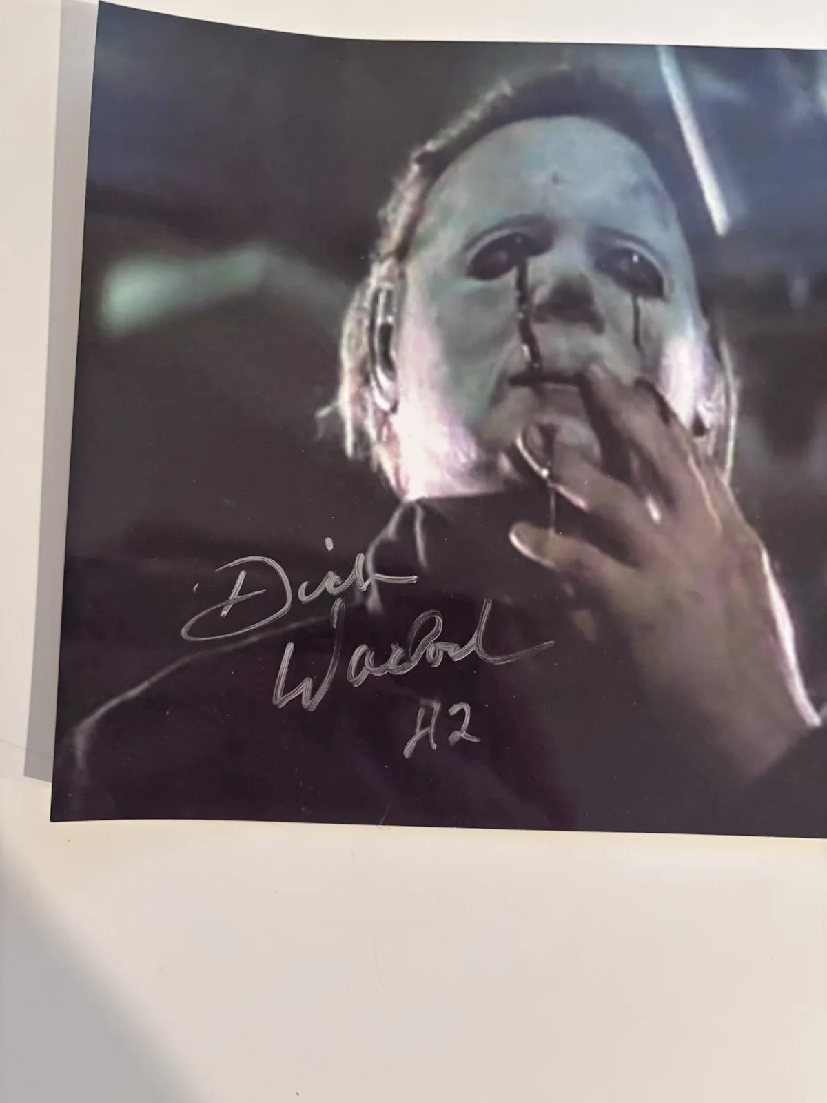 Dick Warlock Autograph Halloween 2 Michael Myers, image 3