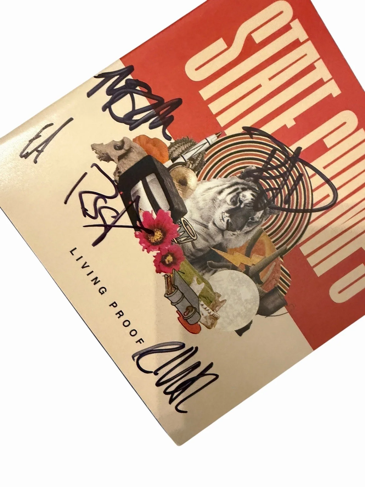 STATE CHAMPS SIGNED AUTOGRAPH x5 LIVING PROOF FRAMED & MATTED CD ALBUM DISPLAY, image 4