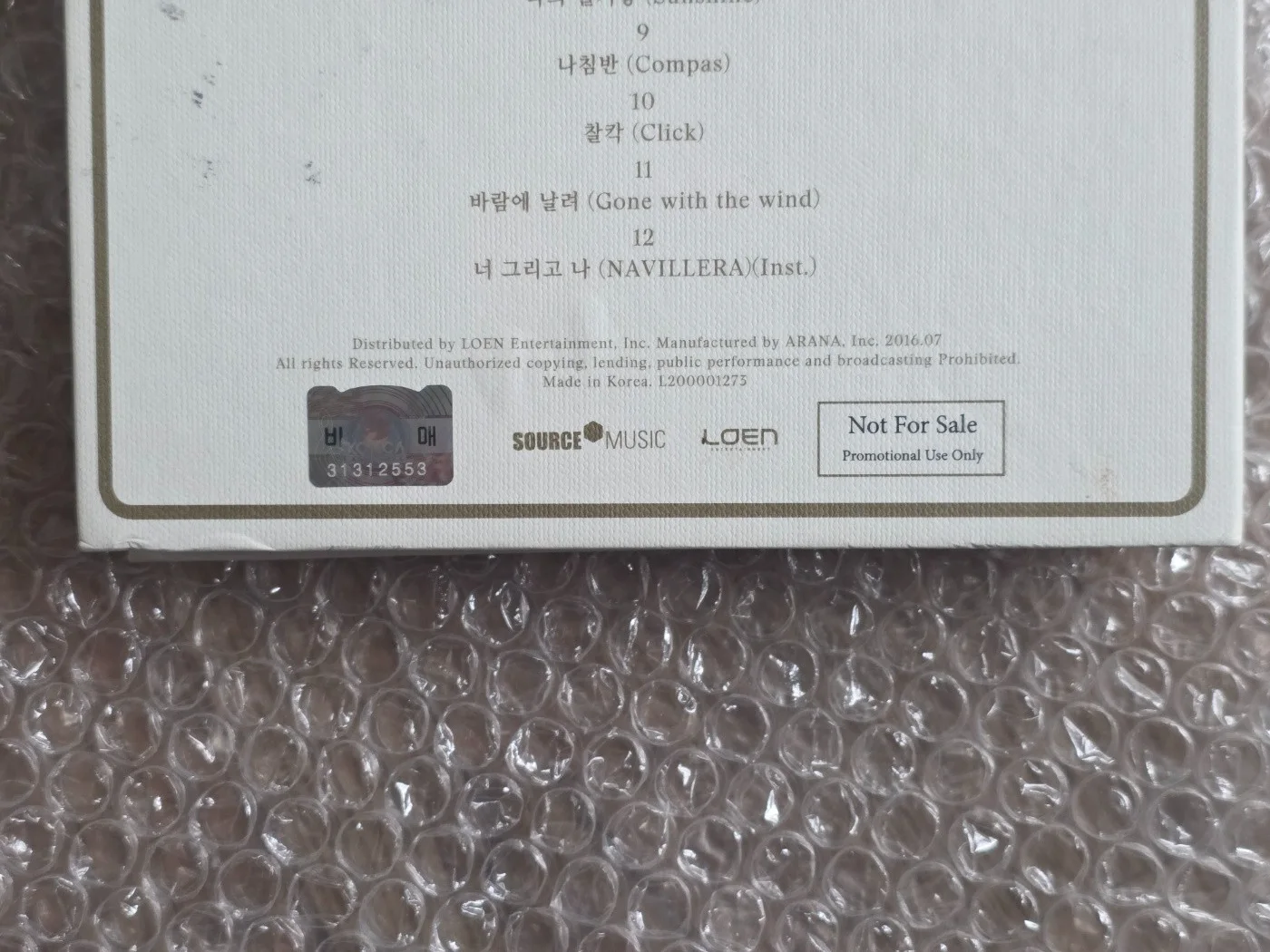 Gfriend Promo Sticker 1st LOL Lots of Love Album Autographed Hand Signed, изображение 4