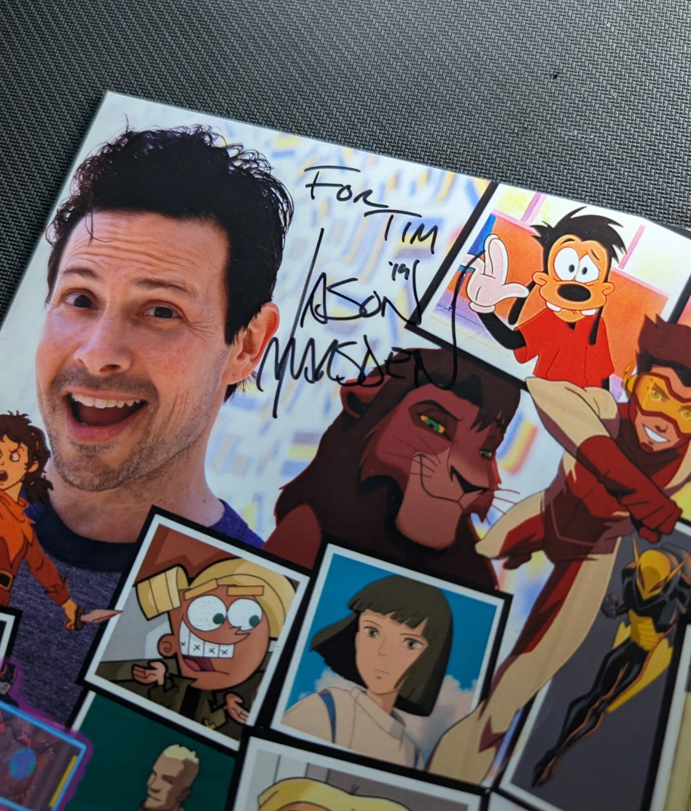 Jason Marsden — Jason Marsden Hand Signed 5x8 Photo Autographed Voice Actor "Max Goof", image 2