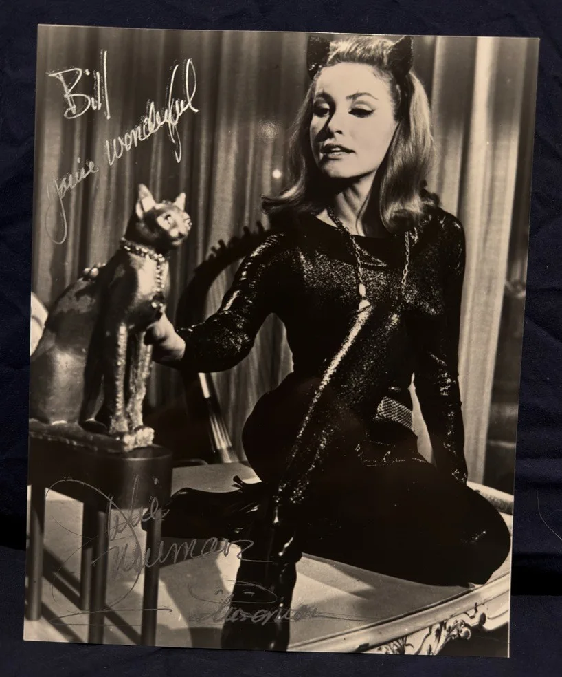 Julie Newmar — SIGNED - Julie Newmar, 8x10 Photo, HAND SIGNED IN PERSON, Catwoman, Batman