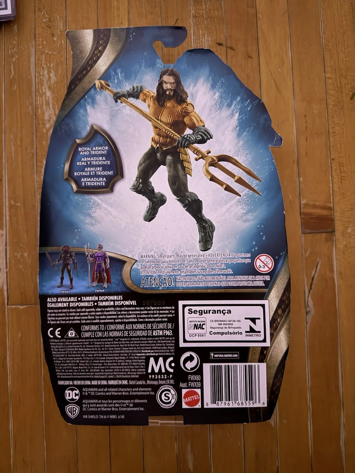 Jason Momoa — Jason Momoa Signed "Justice League" Aquaman Action Figure DC Autographed, изображение 2