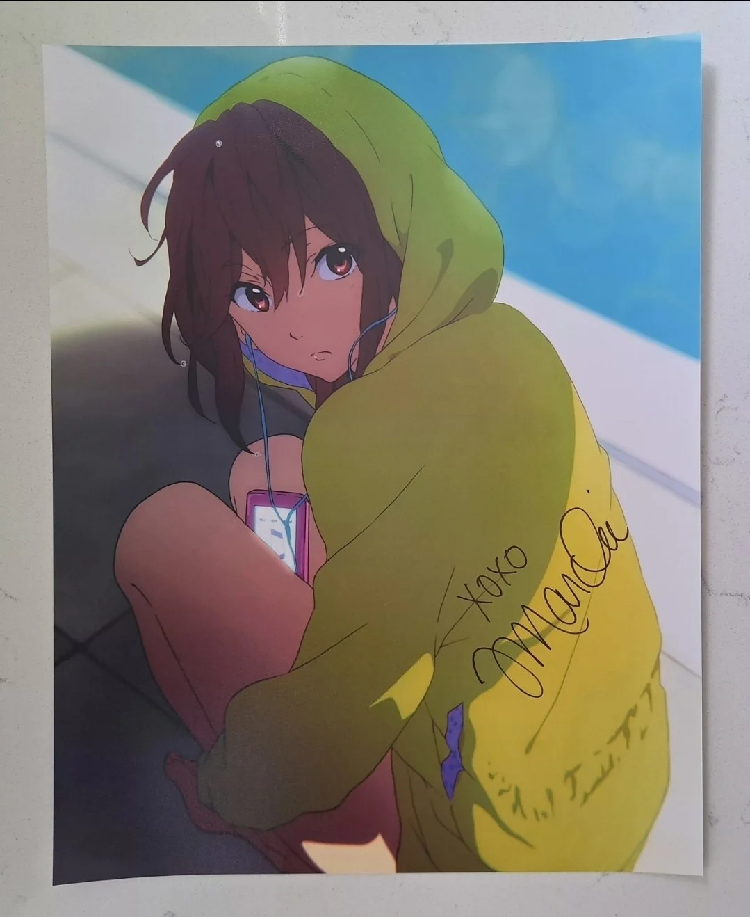 JAMIE MARCHI as Gou Matsuoka Signed Inscribed 11x14 "Free!" Premium Photo JSA, изображение 2