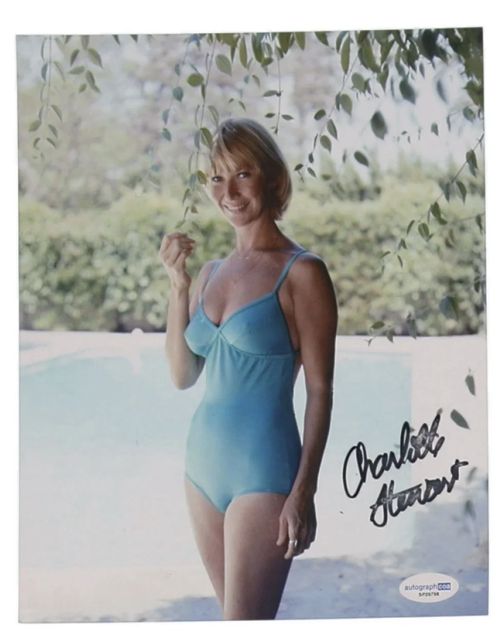 Charlotte Stewart — Charlotte Stewart Signed 8x10 Photo Little House Prairie Autograph COA