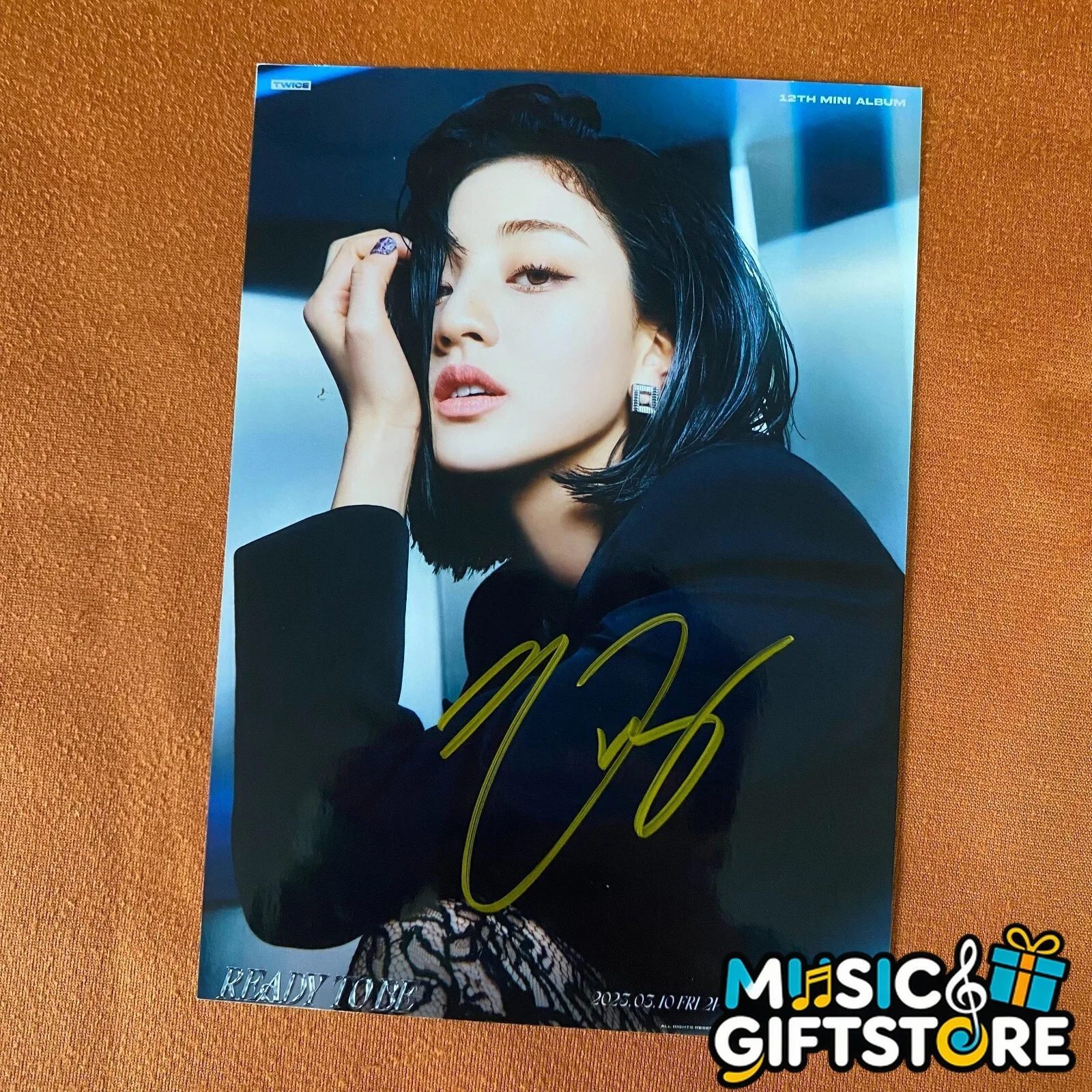 TWICE Ready TO Be Autographed Signed Photo 4*6 K-POP Collection 2025A #MUGS, изображение 5