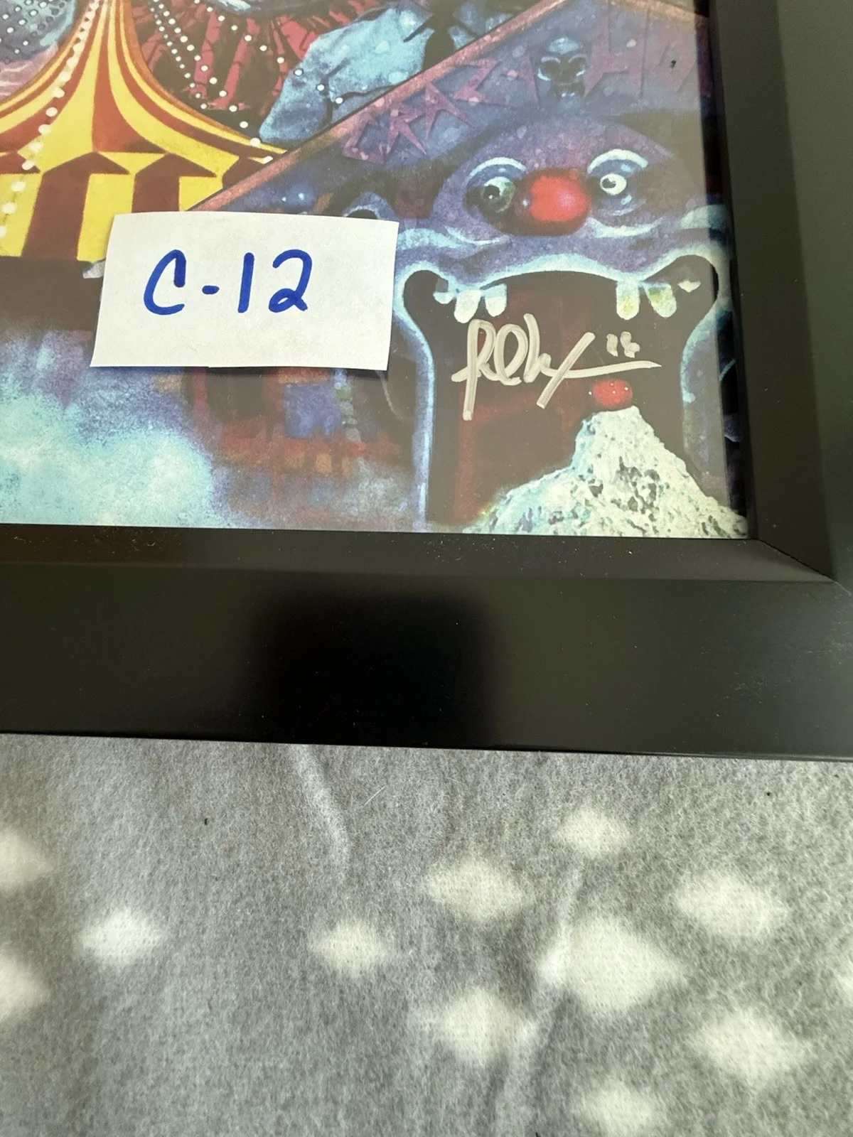 Framed Killer Klowns From Outer Space 11X17 Signed Movie Poster, image 4