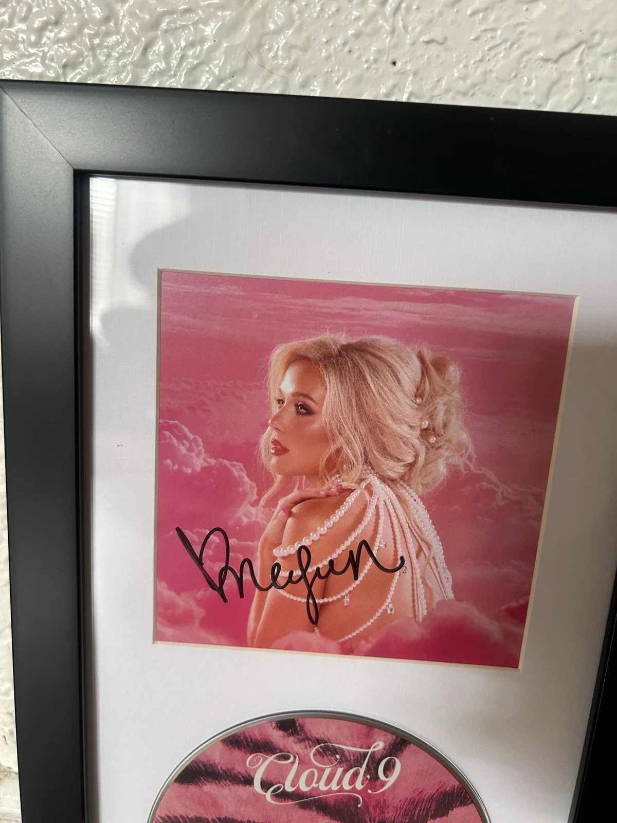MEGAN MORONEY SIGNED FRAMED CLOUD 9 CD AUTOGRAPHED *SHIPS SAME DAY*, image 2