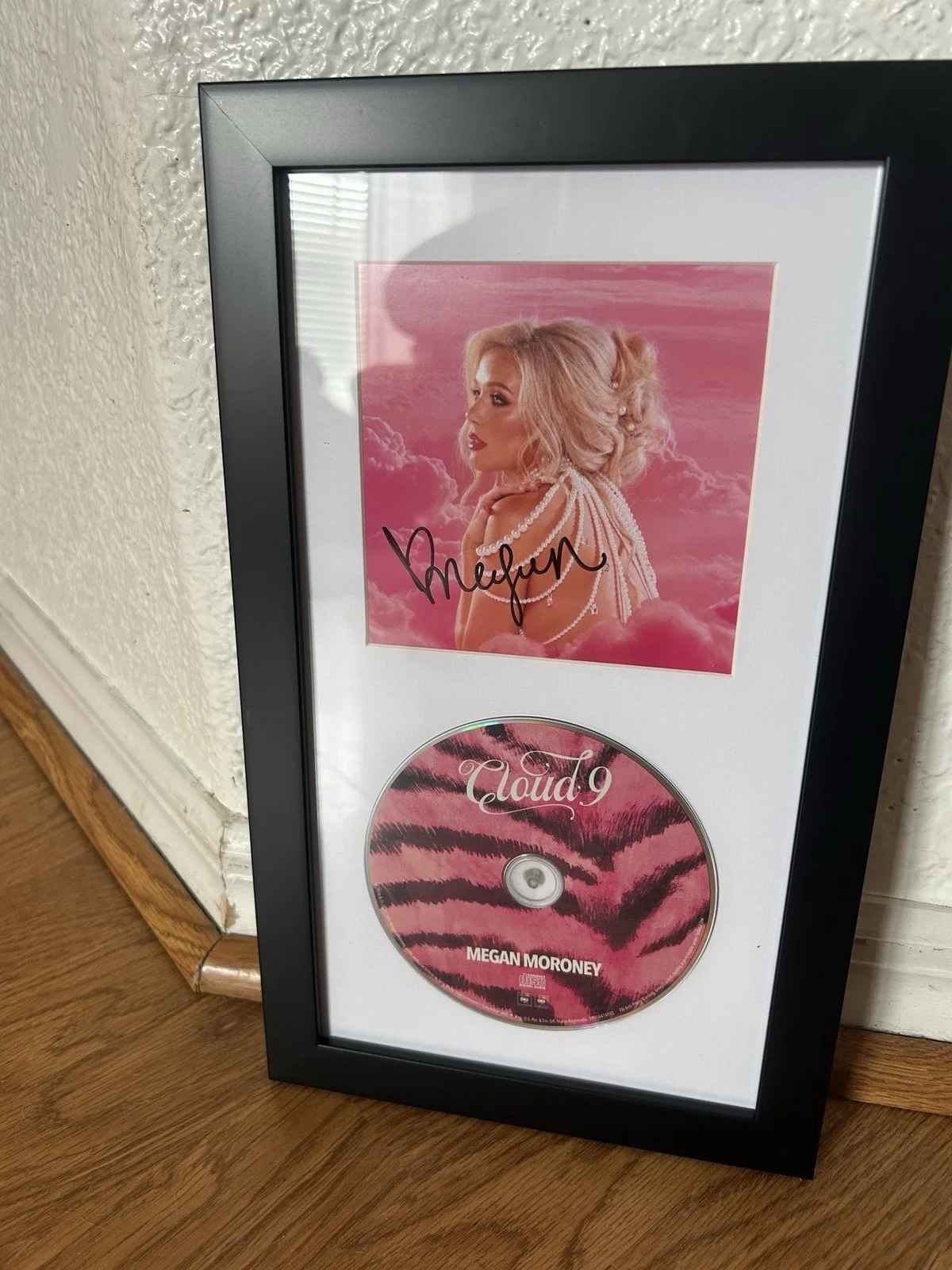 MEGAN MORONEY SIGNED FRAMED CLOUD 9 CD AUTOGRAPHED *SHIPS SAME DAY*, image 3