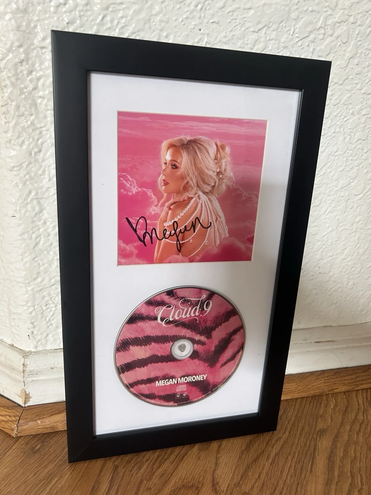 MEGAN MORONEY SIGNED FRAMED CLOUD 9 CD AUTOGRAPHED *SHIPS SAME DAY*, image 4