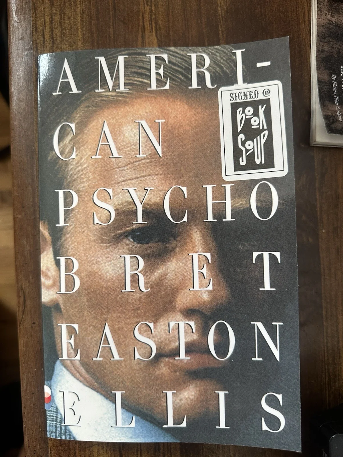 American Psycho Book Signed, image 2