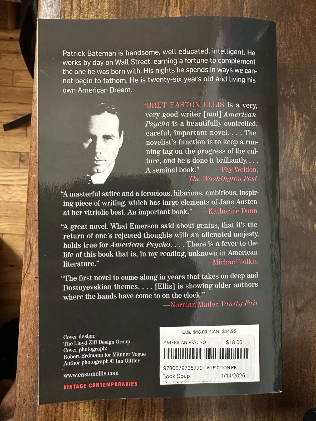 American Psycho Book Signed, image 4