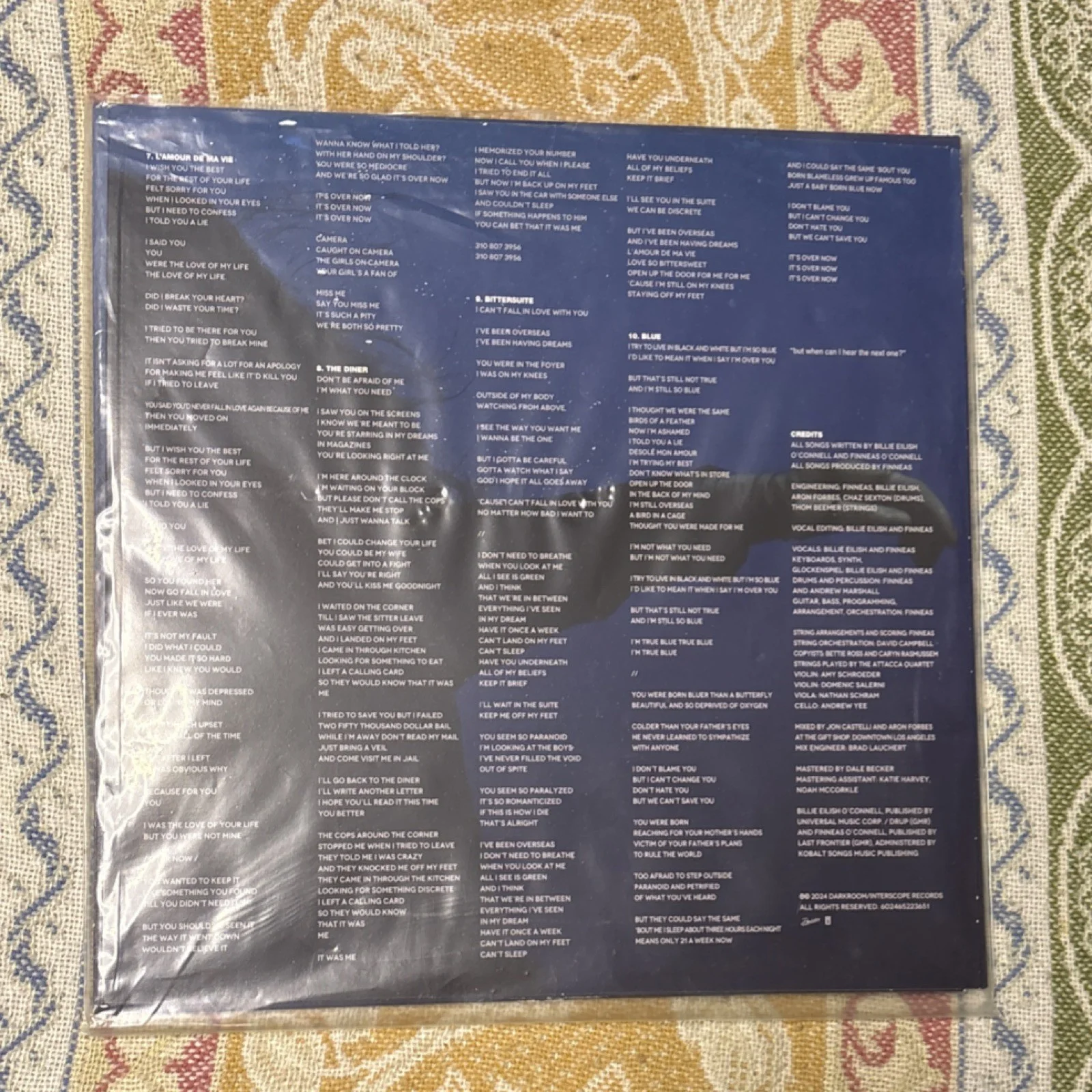 Billie Eilish Signed Hit Me Hard and Soft Record JSA Authenticated, image 3