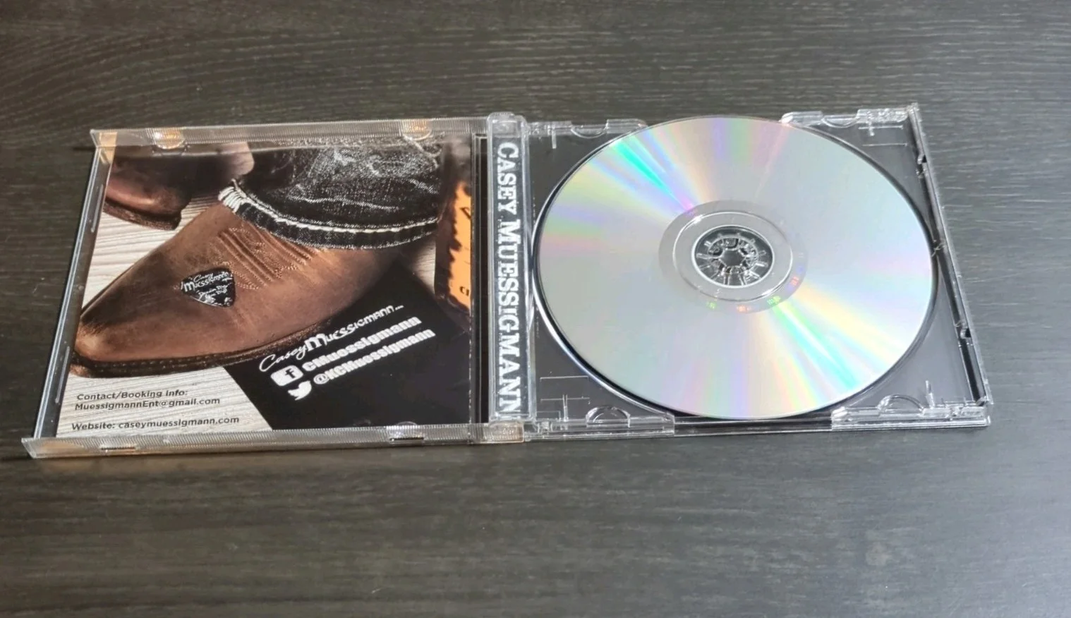 "Between The Rows" Casey Muessigmann Hand Signed CD Used US Based Seller, image 4