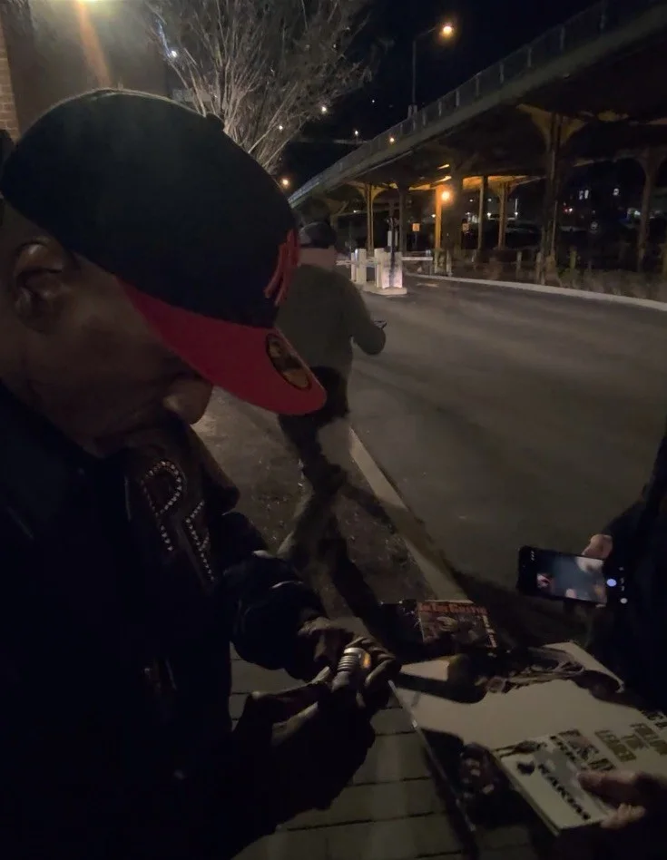 Rakim Signed Autographed Microphone Rap Hip Hop Legend OG Eric B Proof, image 2