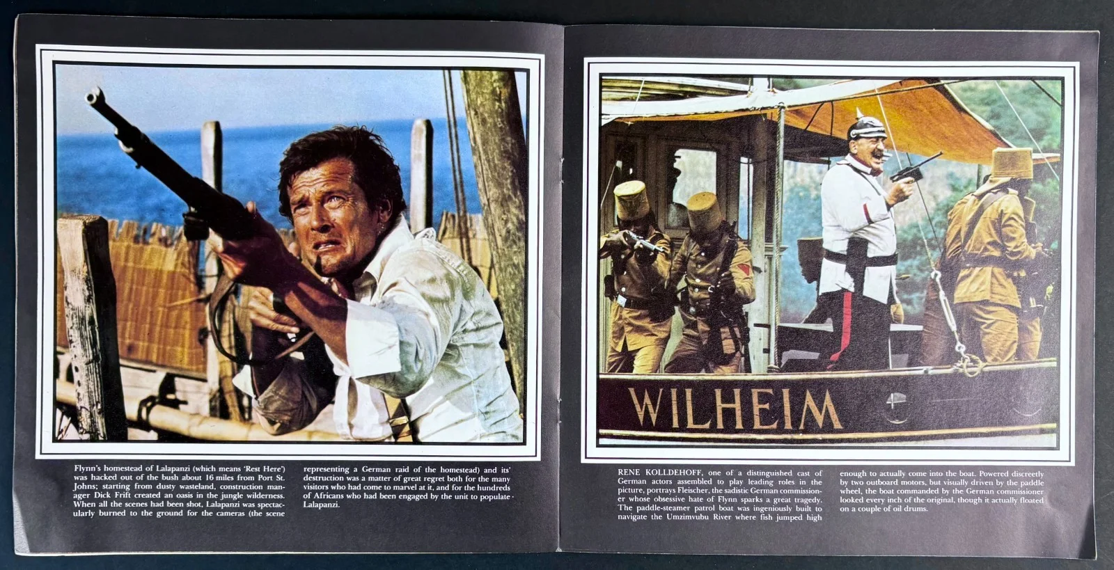 Shout at the Devil ORIGINAL Film Brochure Roger Moore Lee Marvin 1976, image 4