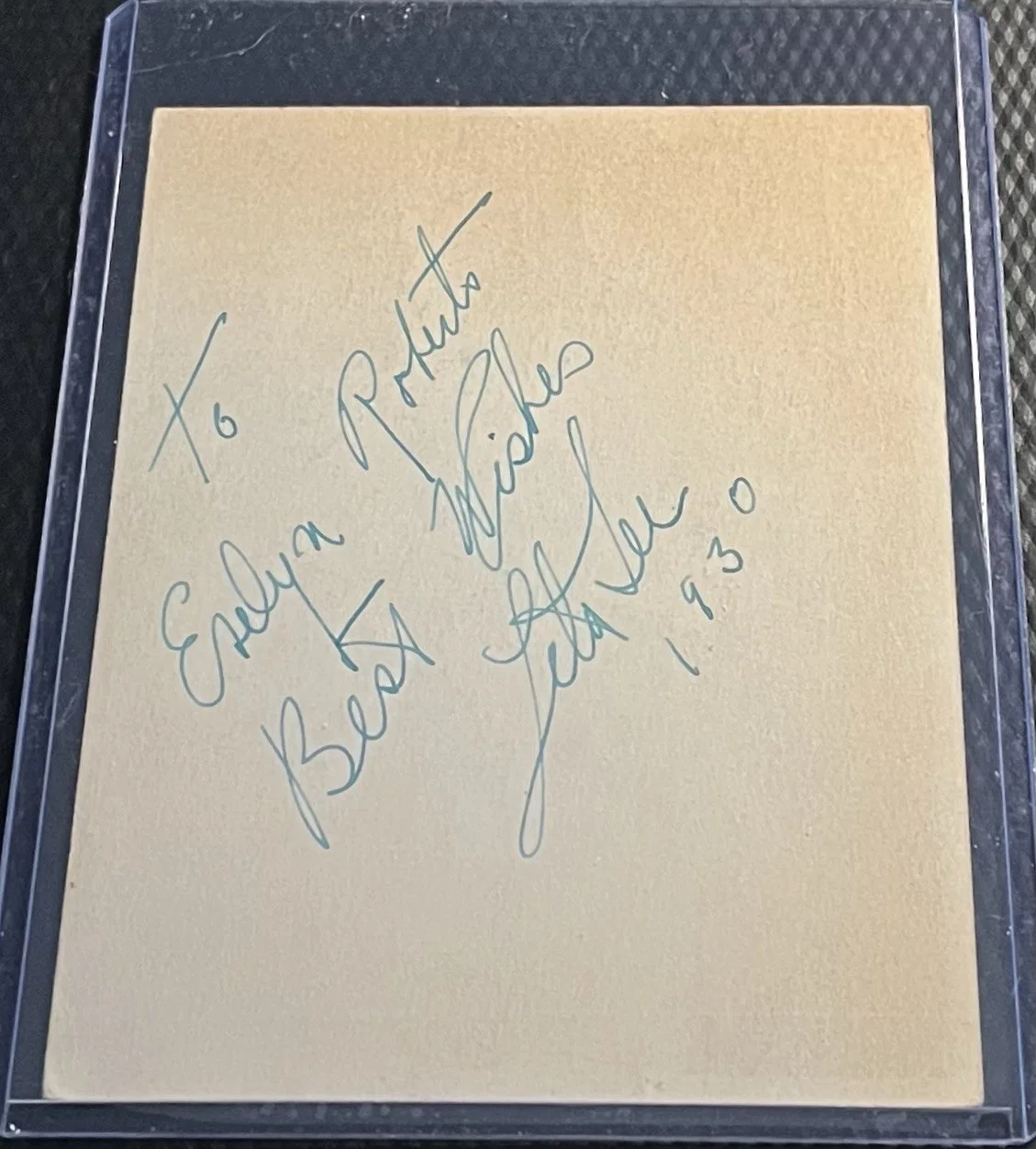 Lila Lee — Lila Lee Hollywood Legend Actress 20's Hand-Signed 3x5 Photo w/ Top Loader & COA, image 3
