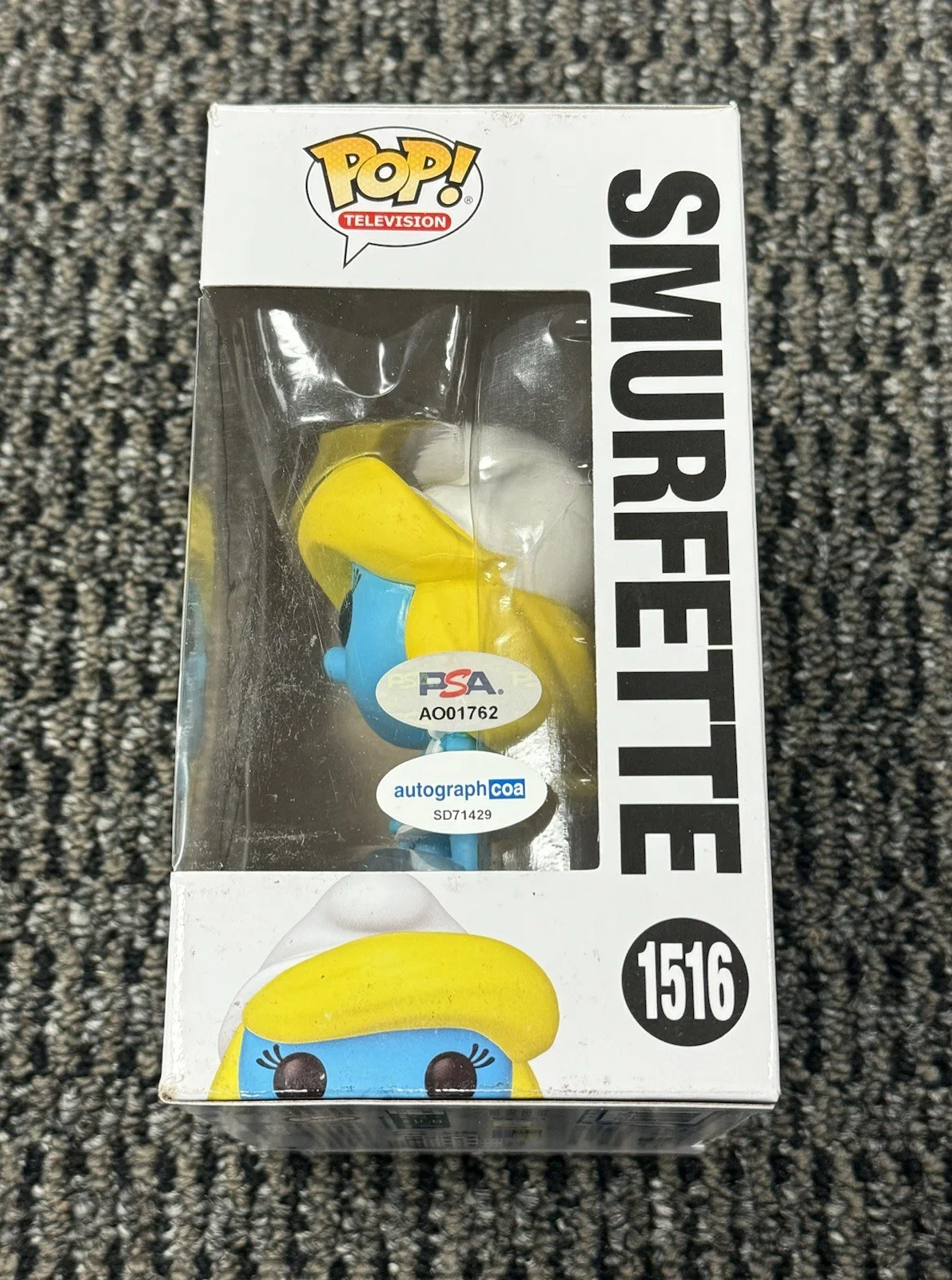 Rihanna Signed Autograph #1516 Smurfette Funko Pop PSA/DNA LOA, image 2