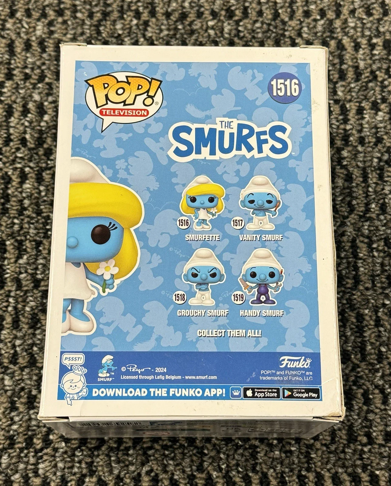 Rihanna Signed Autograph #1516 Smurfette Funko Pop PSA/DNA LOA, image 3