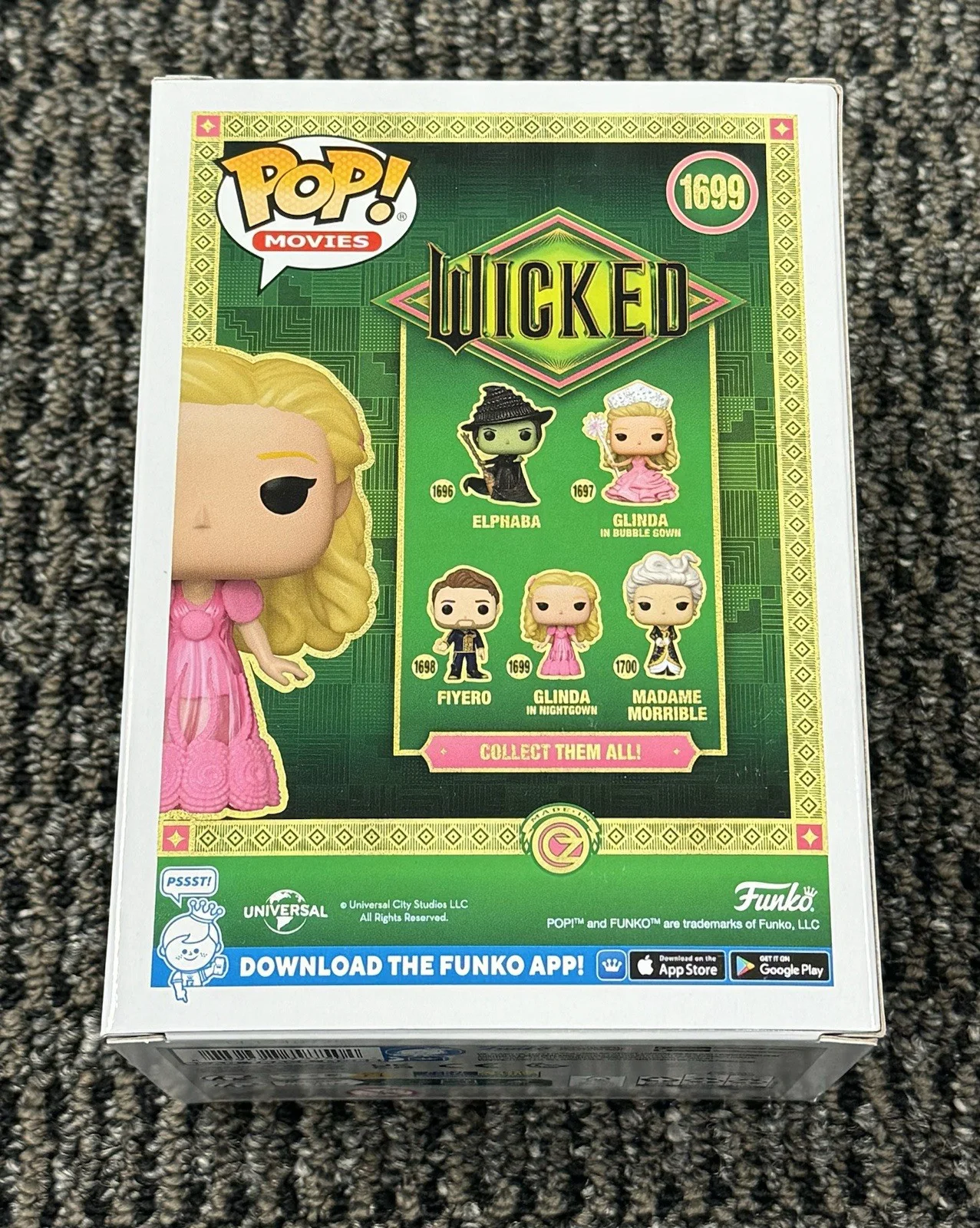 Ariana Grande Signed Autograph Wicked Glinda #1699 Funko Pop PSA/DNA Authentic, изображение 3