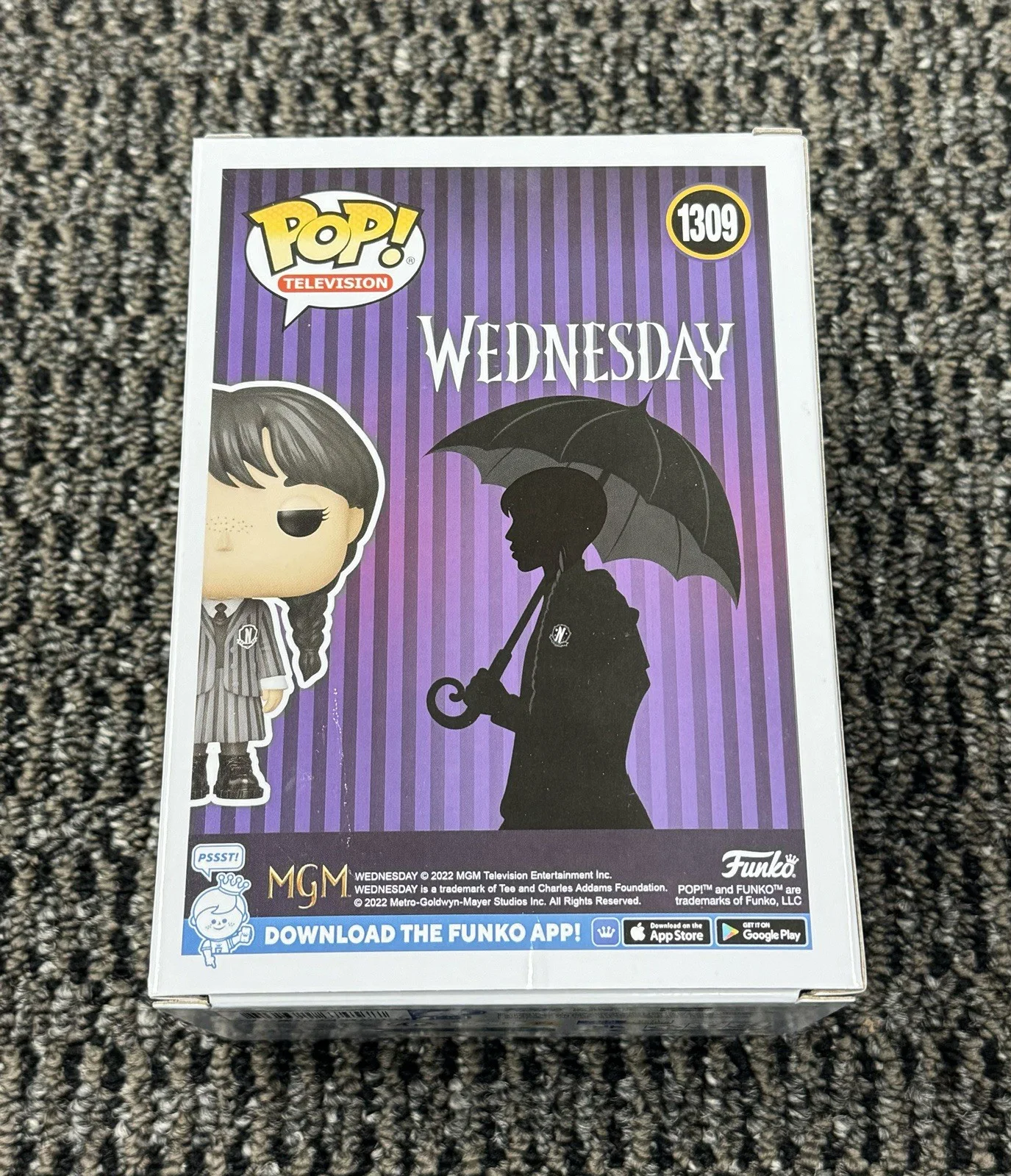 Jenna Ortega — Jenna Ortega Wednesday Addams Signed Autograph #1309 Funko Pop PSA/DNA Authentic, изображение 3