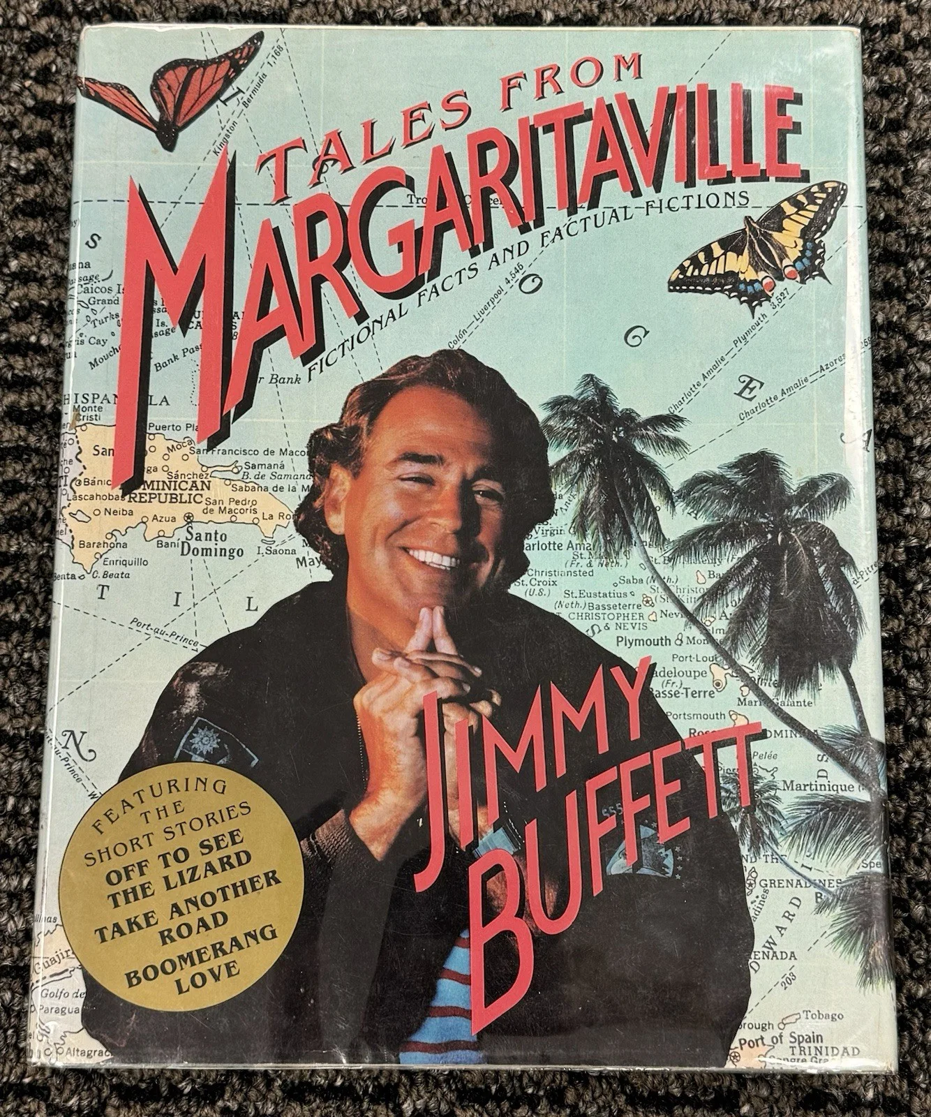 Jimmy Buffett Signed Autograph Tales From Margaritaville 1st Ed Book PSA/DNA, изображение 3
