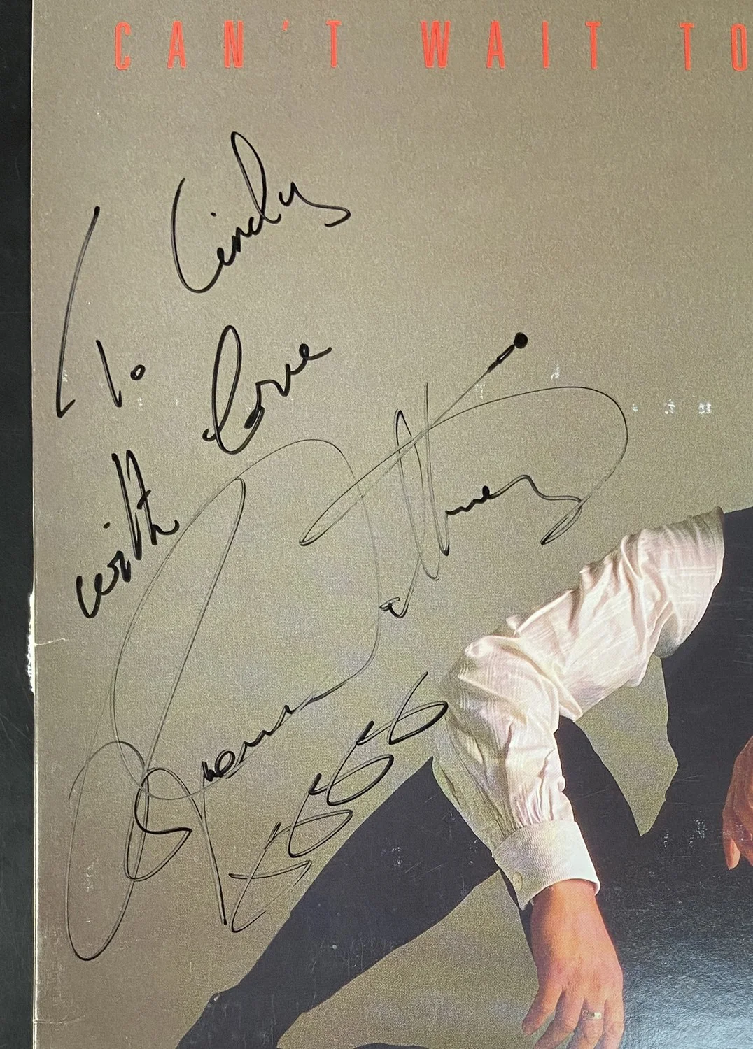ROGER DALTREY Can't Wait To See The Movie Autographed Signed 1987 LP THE WHO, изображение 2