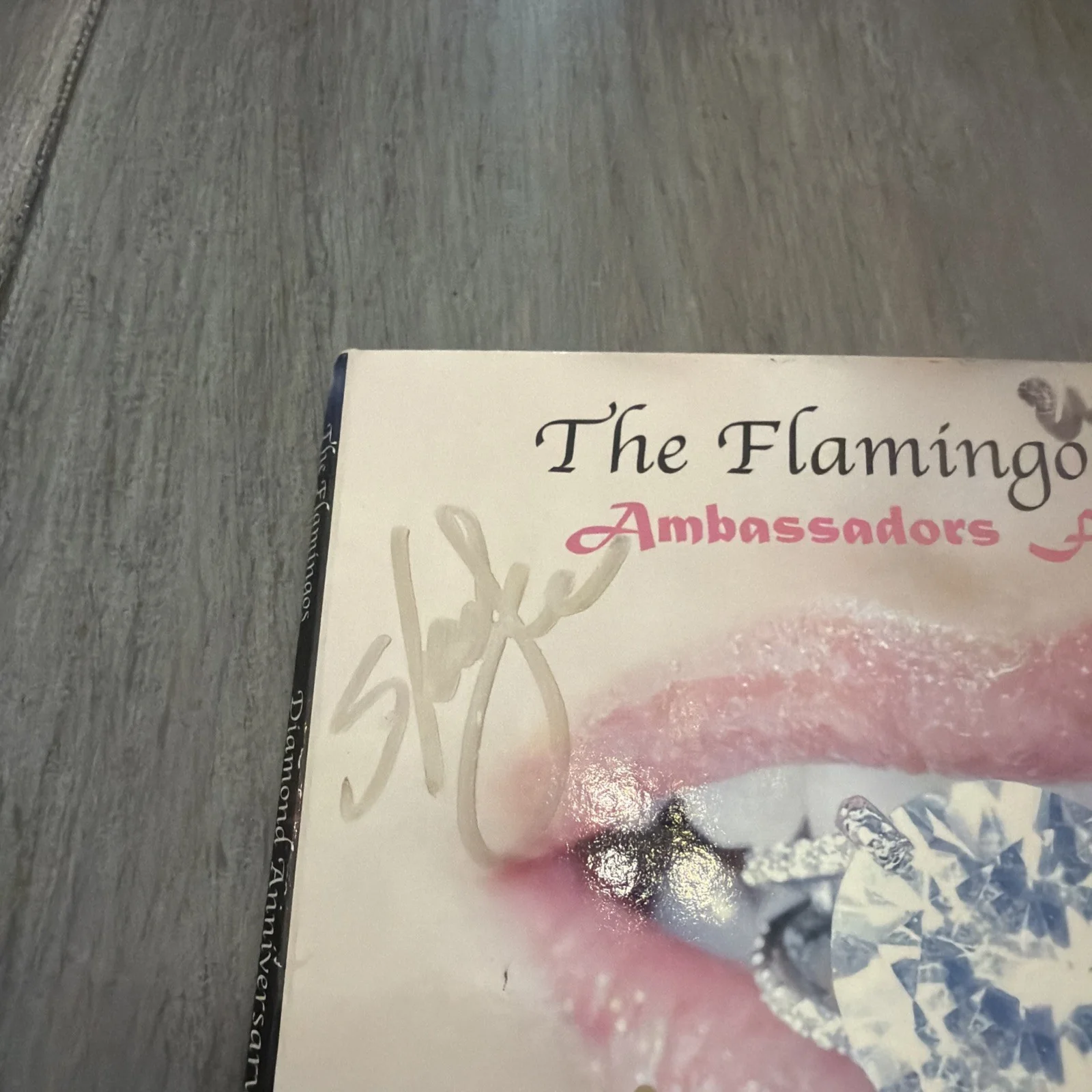The Flamingos Signed Cd Terry Johnson Plus 2 Other signatures Original, image 3
