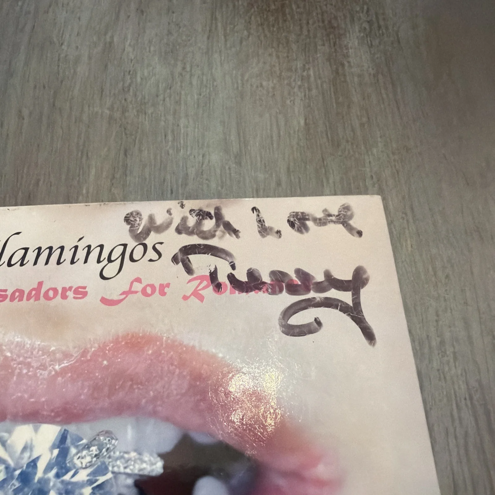 The Flamingos Signed Cd Terry Johnson Plus 2 Other signatures Original, image 4