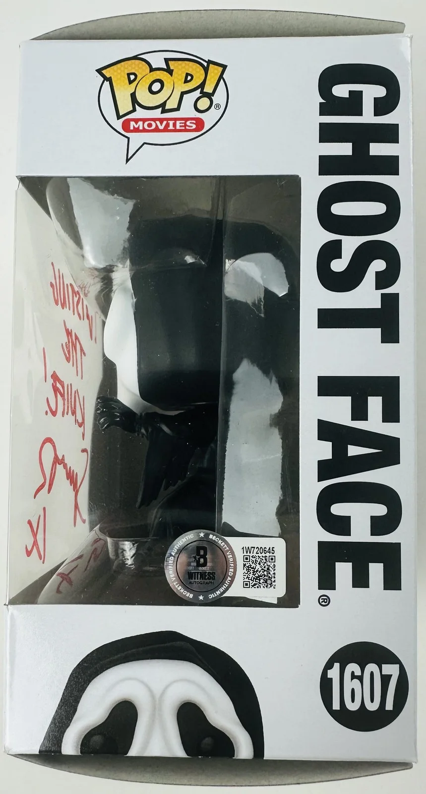 Spencer Charnas — Spencer Charnas signed Ghostface Funko Scream Twisting the Knife autograph BAS 5, image 2